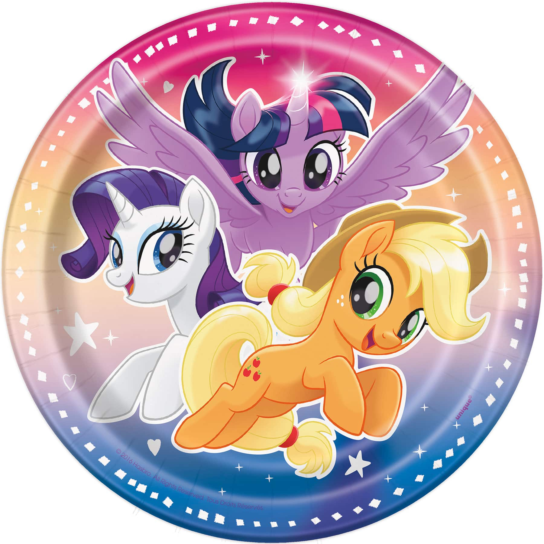 my little pony party plates