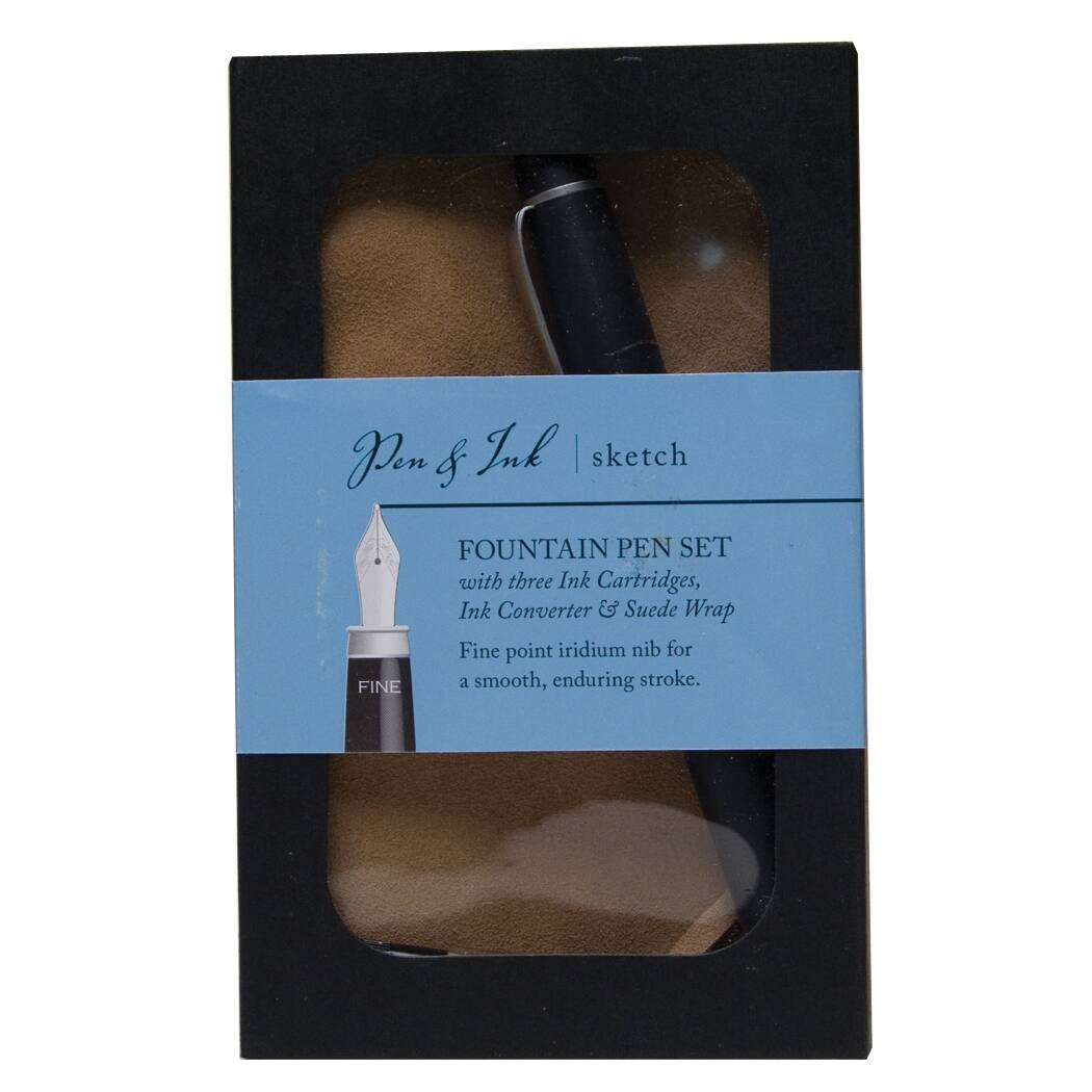 Art Alternatives Pen & Ink Sketch Fountain Pen Set