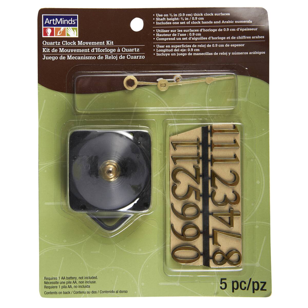 clock movement artminds quartz kit michaels inside