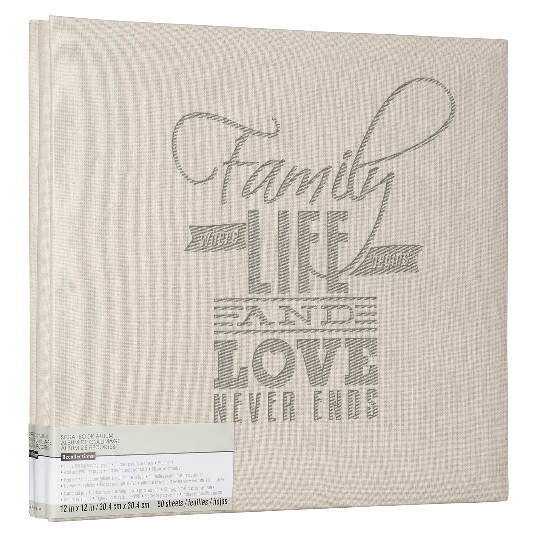 6 Pack: Family Life Scrapbook by Recollections®