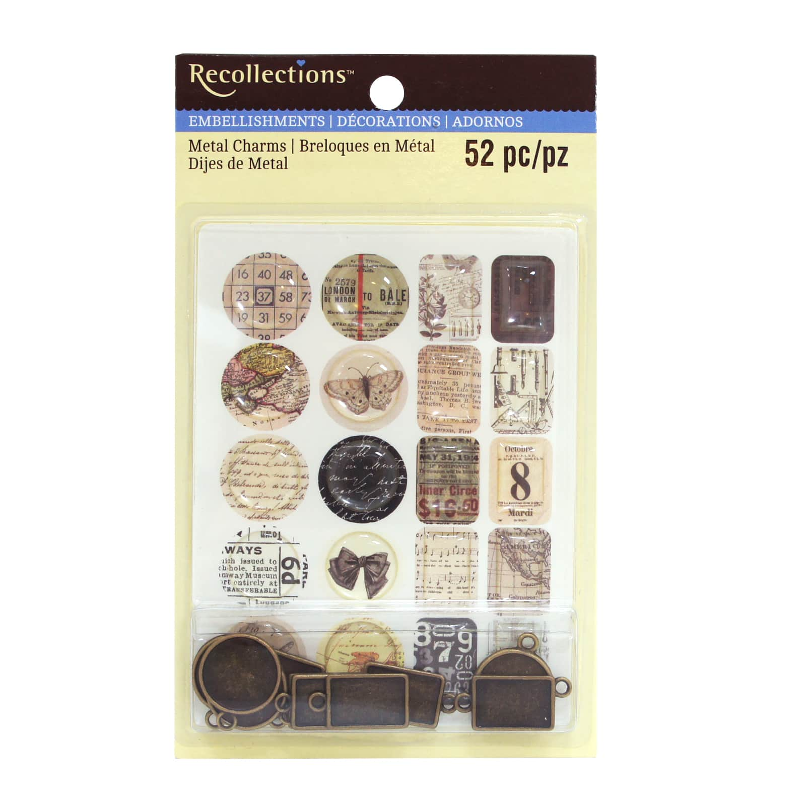 Find The Metal Charms By Recollections At Michaels