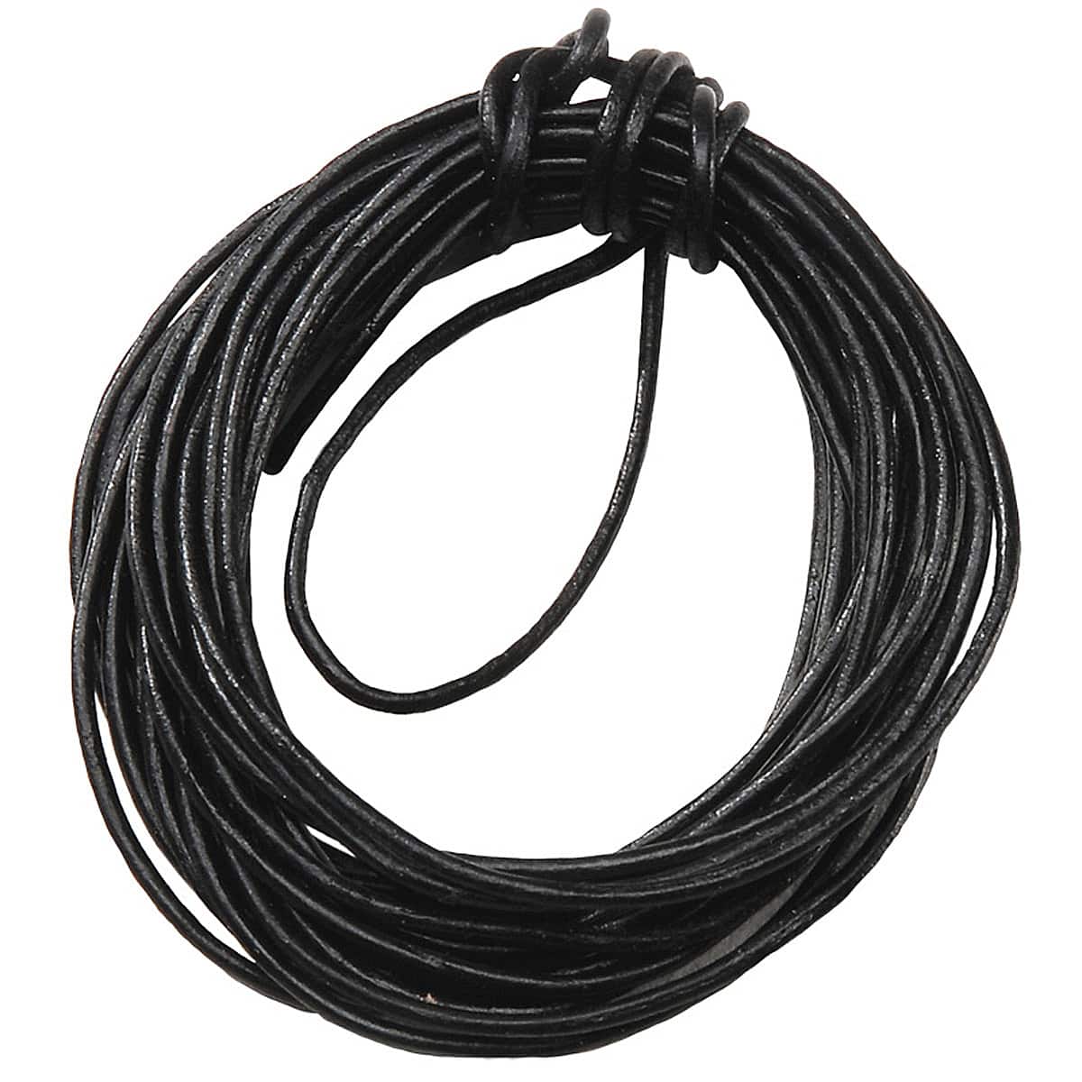 12 Pack: Black Leather Cord by Bead Landing&#x2122;