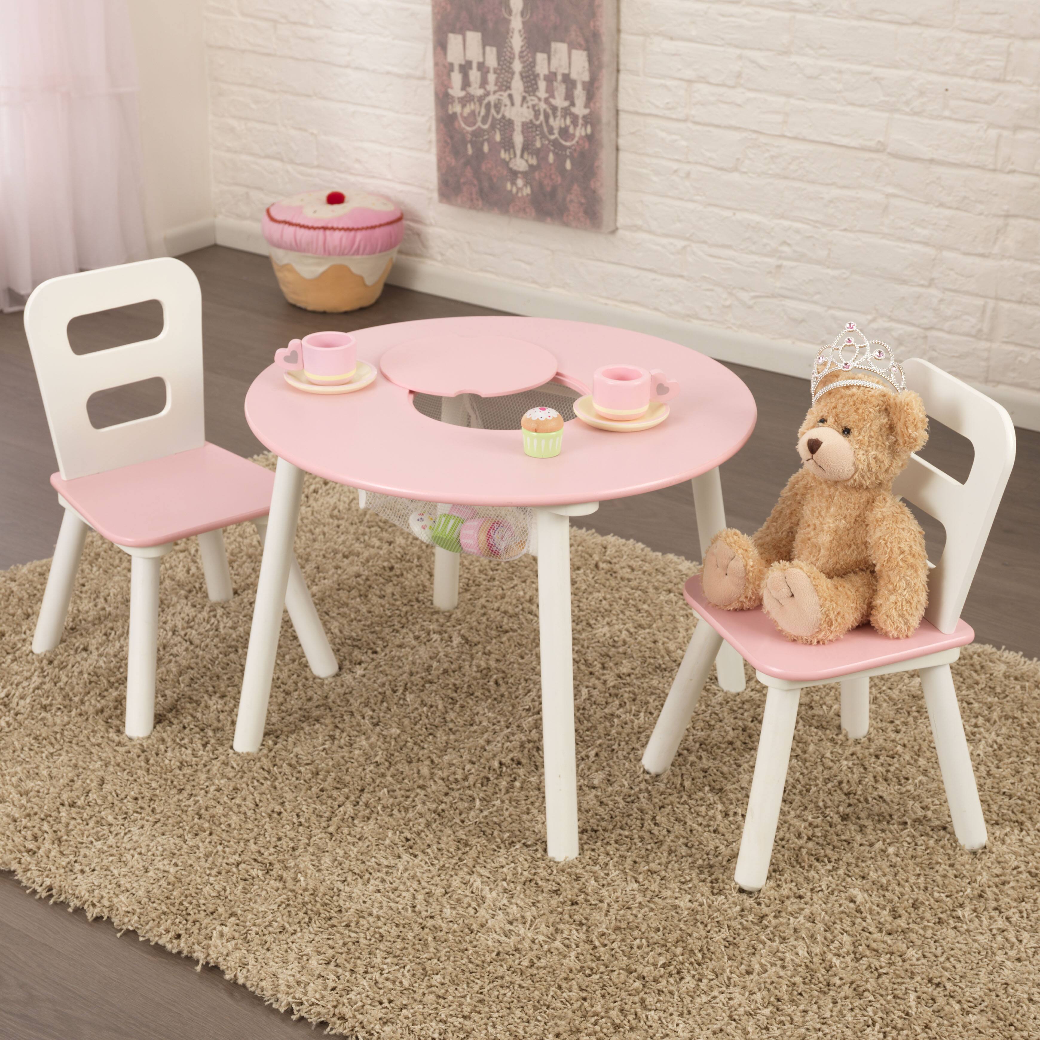 KidKraft Round Storage Table & Chair Set
