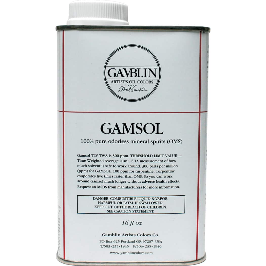 gamsol is always in full stock in this house! my most useful painting