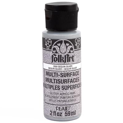 FolkArt 2 oz. Metallic Acrylic Paint- Sequin Black