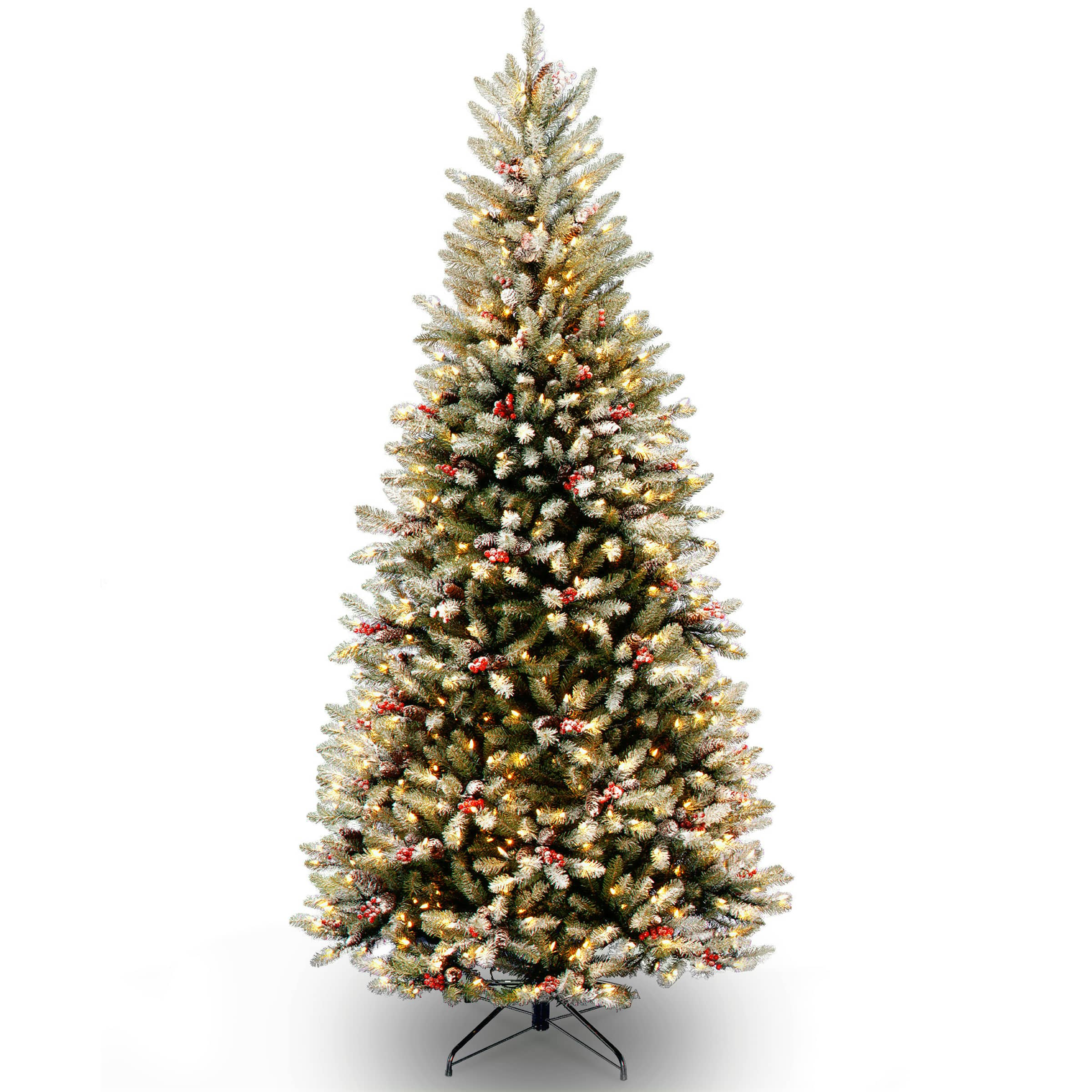 7.5 Ft Dunhill Fir Tree With Clear Lights 