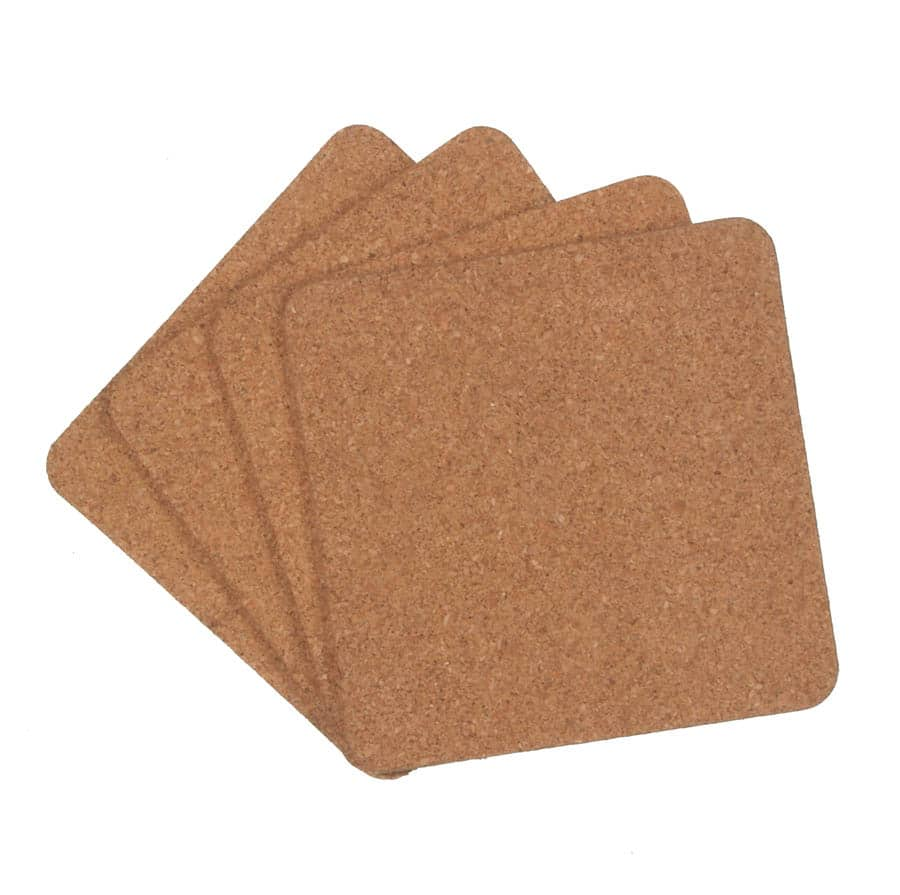 cork drink coasters