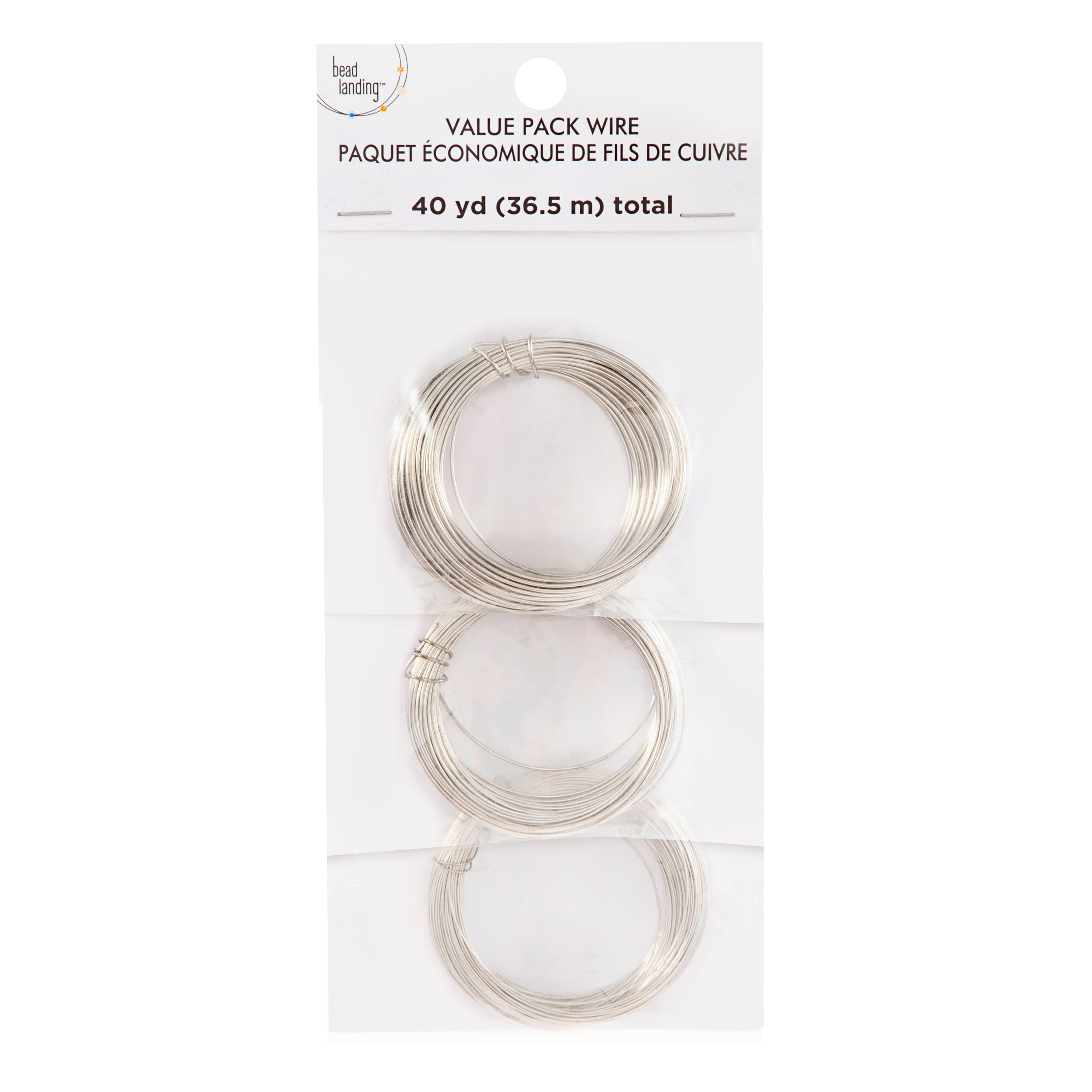 6 Packs: 3 ct. (18 total) Silver Wire Value Pack by Bead Landing™