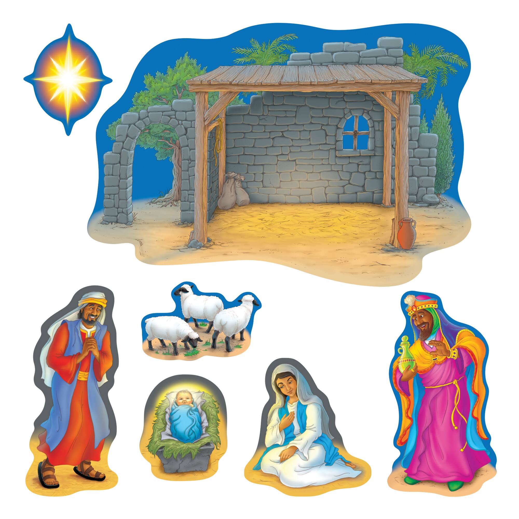 Purchase the Trend Enterprises Nativity Bulletin Board Set at