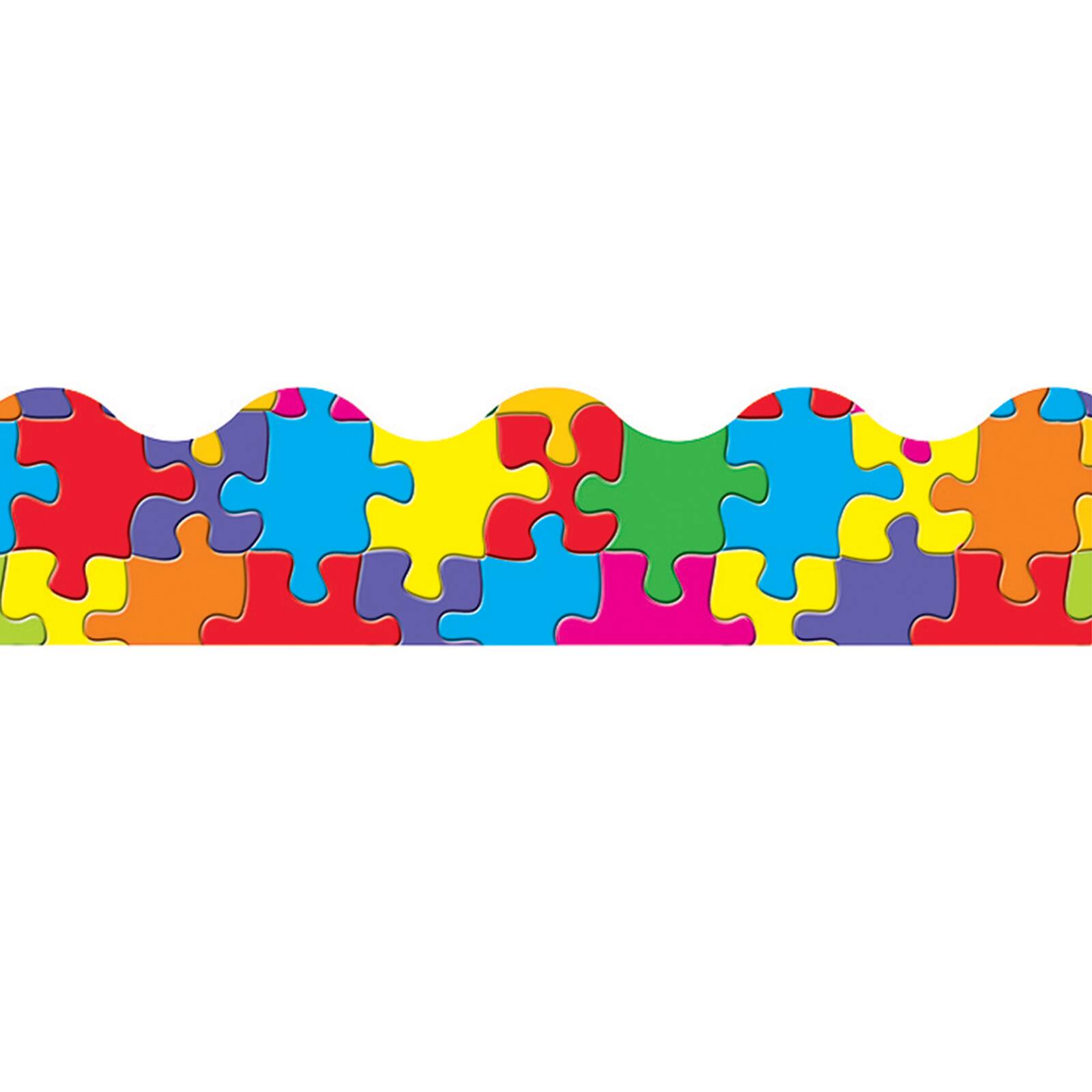 Terrific Trimmers&#xAE; Multicolor Jigsaw Borders, 468ft.