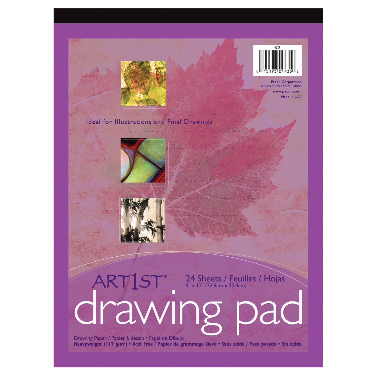 9&#x22; x 12&#x22; Art1st&#xAE; Drawing Paper Pad, 6 Pack