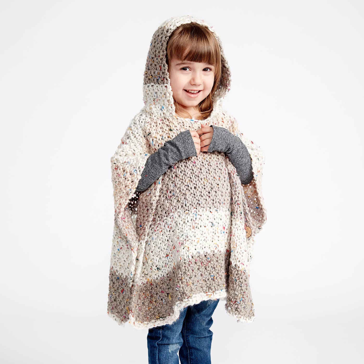 *CLEARANCE* *SPECIAL OFFER* Children's Kids Girls Knitted Poncho