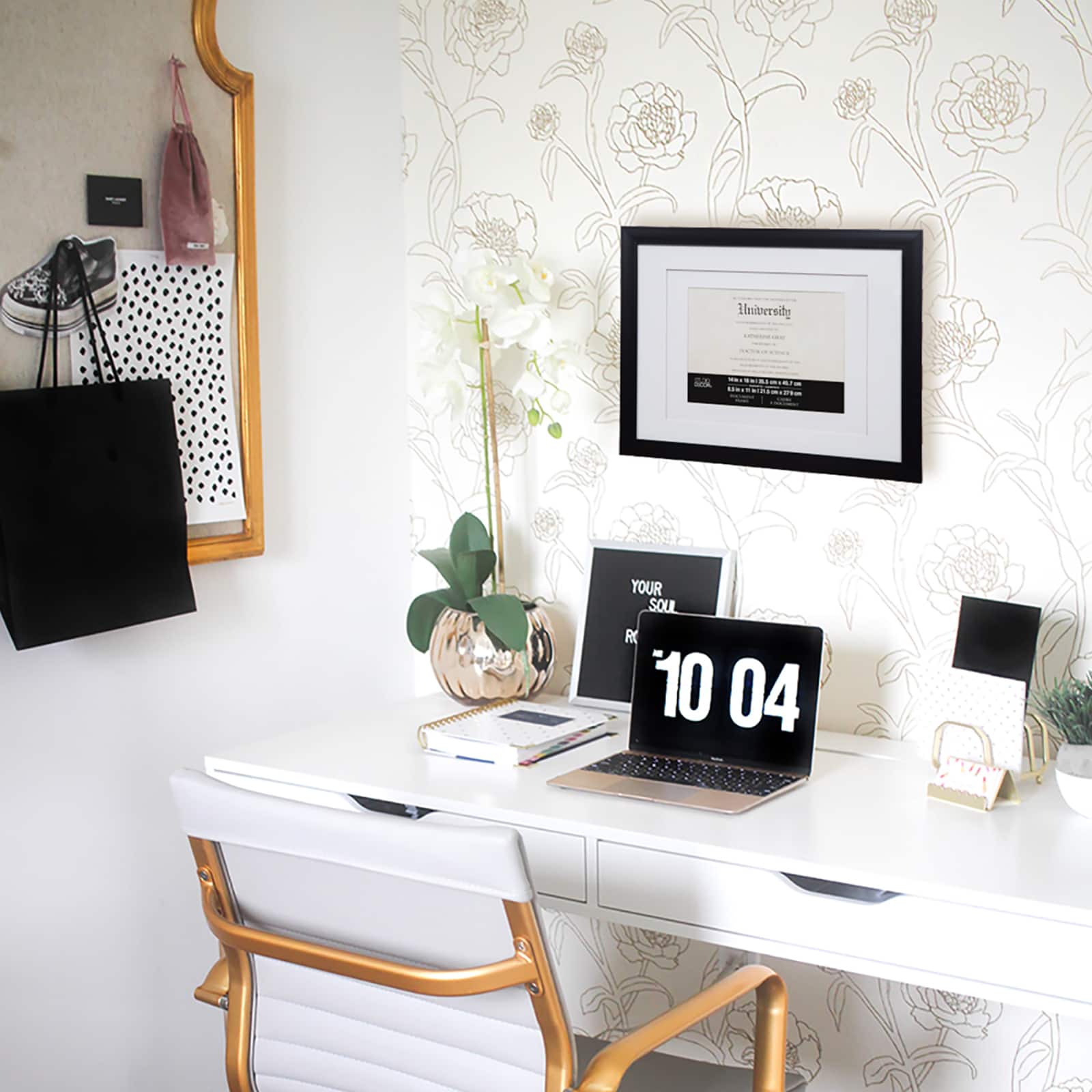 Black Double Mat Document Frame By Studio Décor®