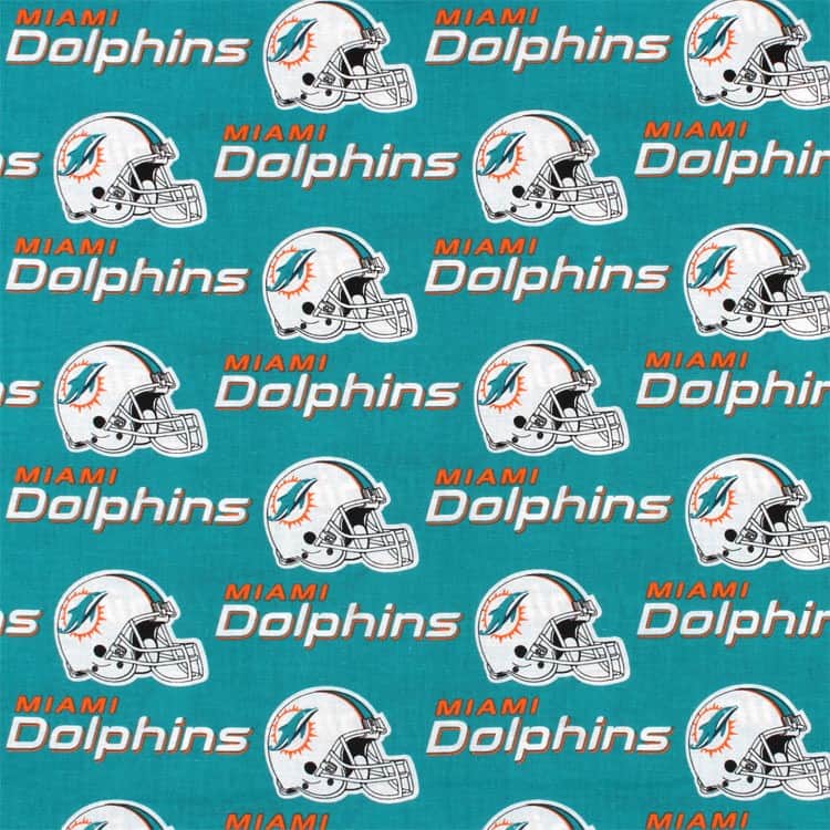 Miami Dolphins professional american football club, silhouette of
