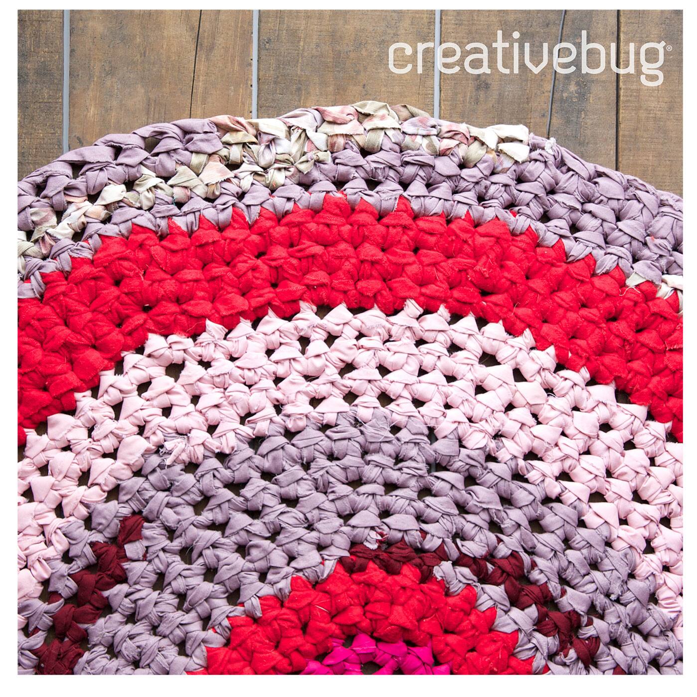 Round Mandela crochet rug - off-white | Best rug | Coccaro Home, image size:1398x1398