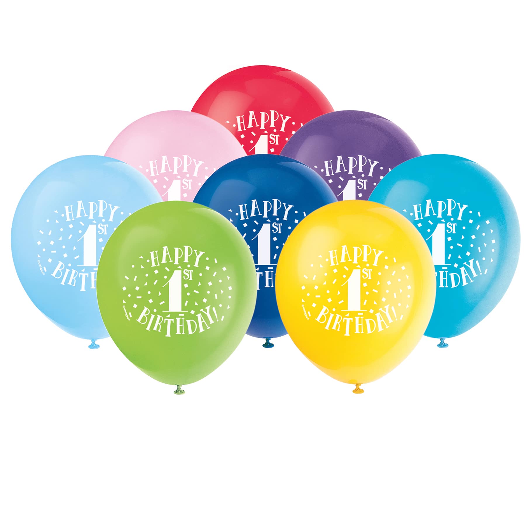 happy first birthday balloons