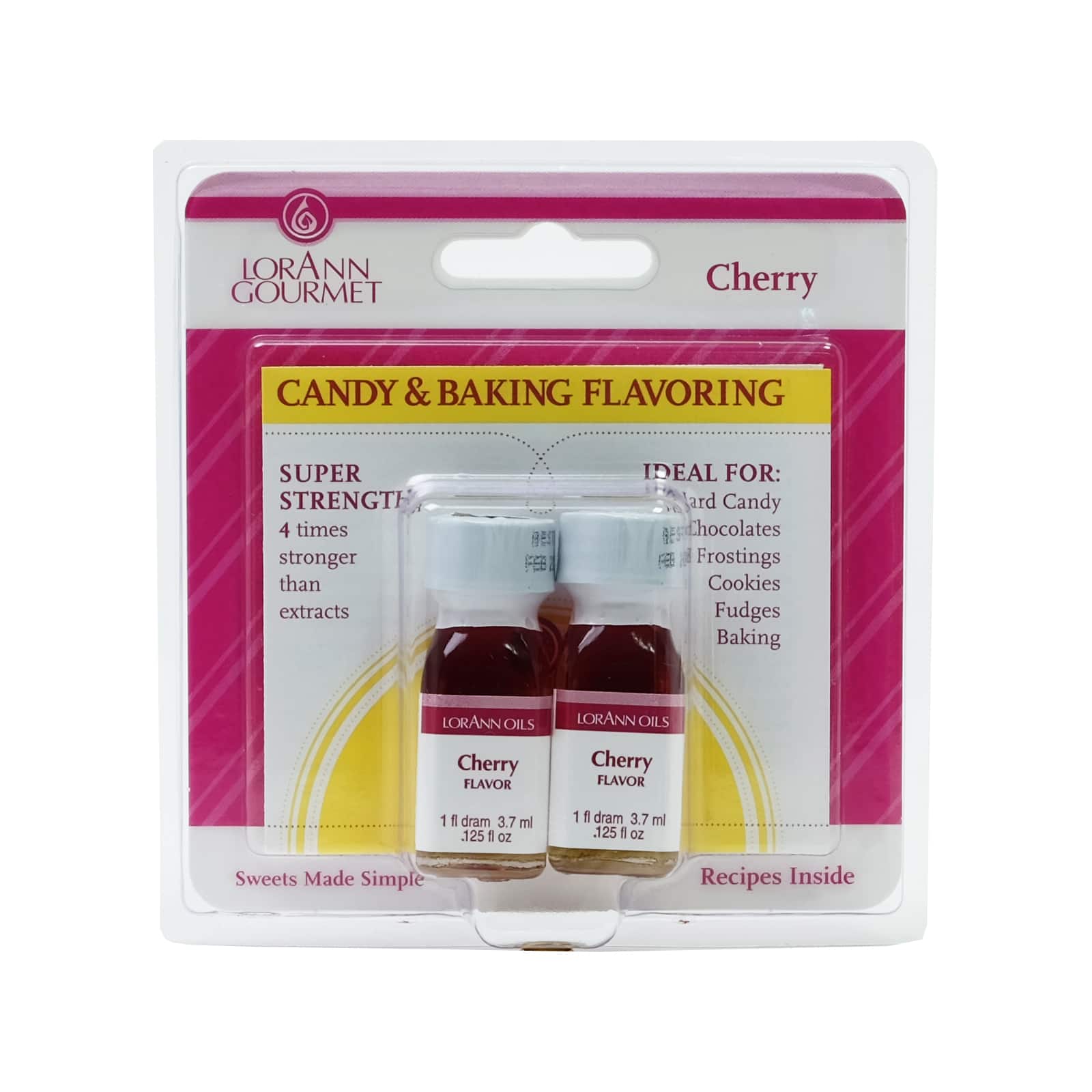 12 Packs: 2 ct. (24 total) LorAnn Oils Cherry Flavor