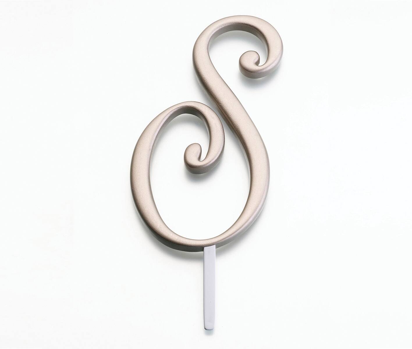 Lillian Rose Gold Monogram Cake Topper