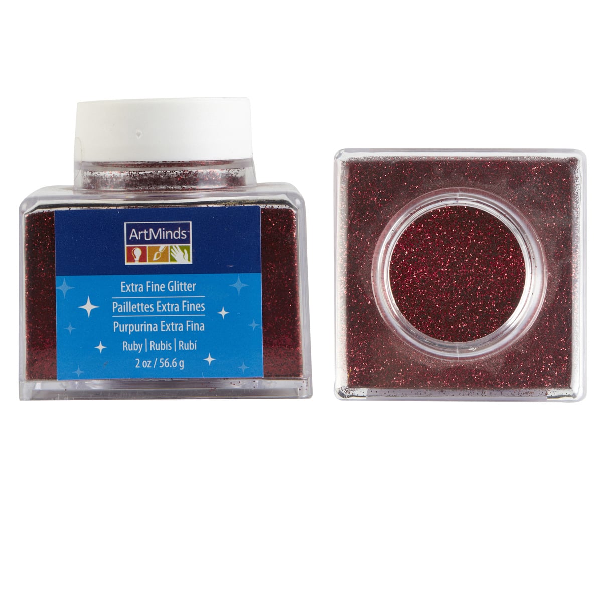 12 Pack: 2oz. Extra Fine Glitter Stacker by ArtMinds™