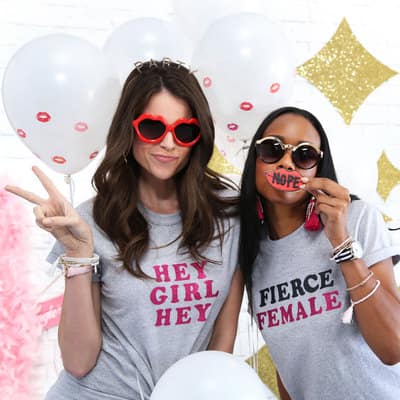 Galentine's Party Fierce Female T-Shirts