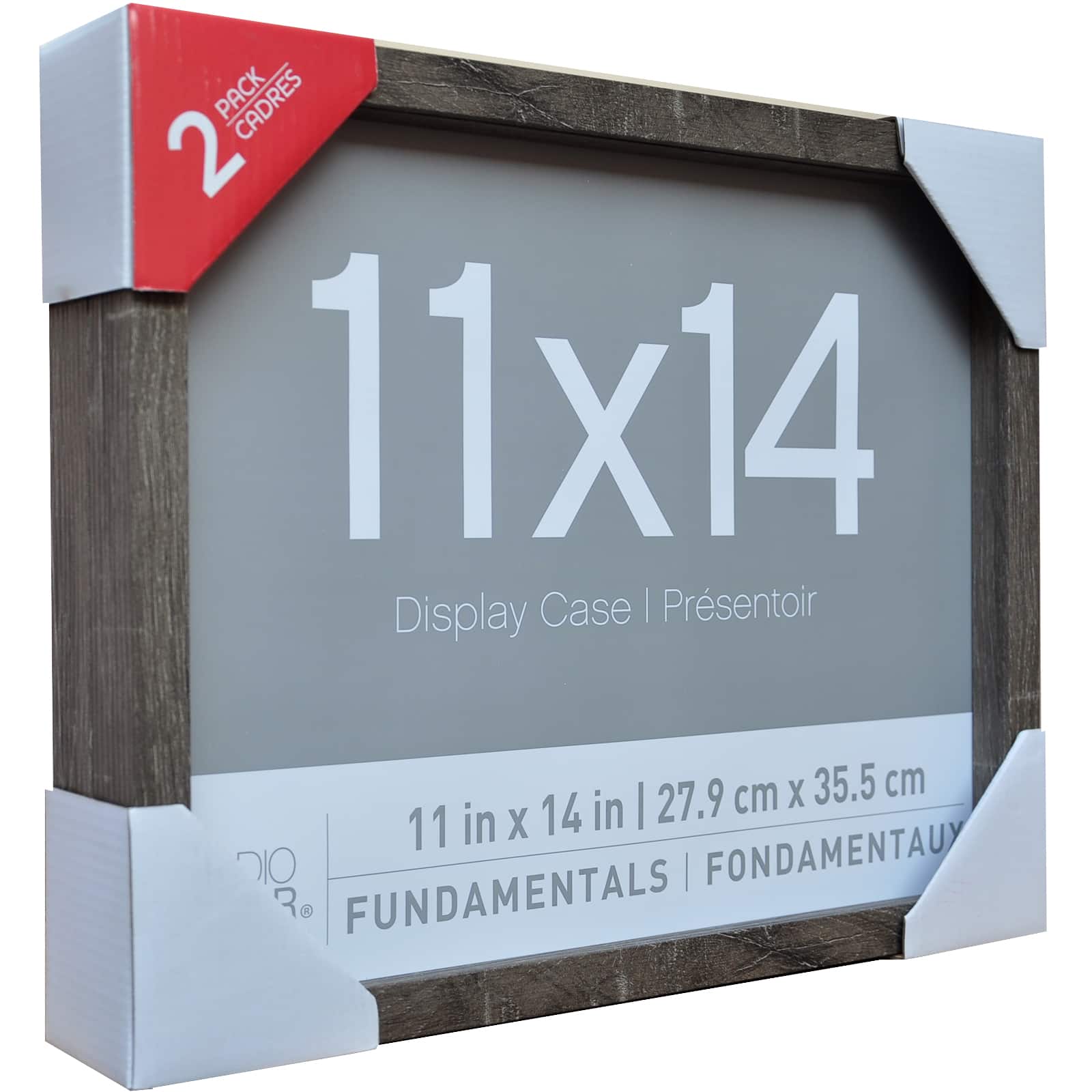 2-Pack Gray 11&#x22; x 14&#x22; Shadow Boxes, Fundamentals By Studio D&#xE9;cor&#xAE;