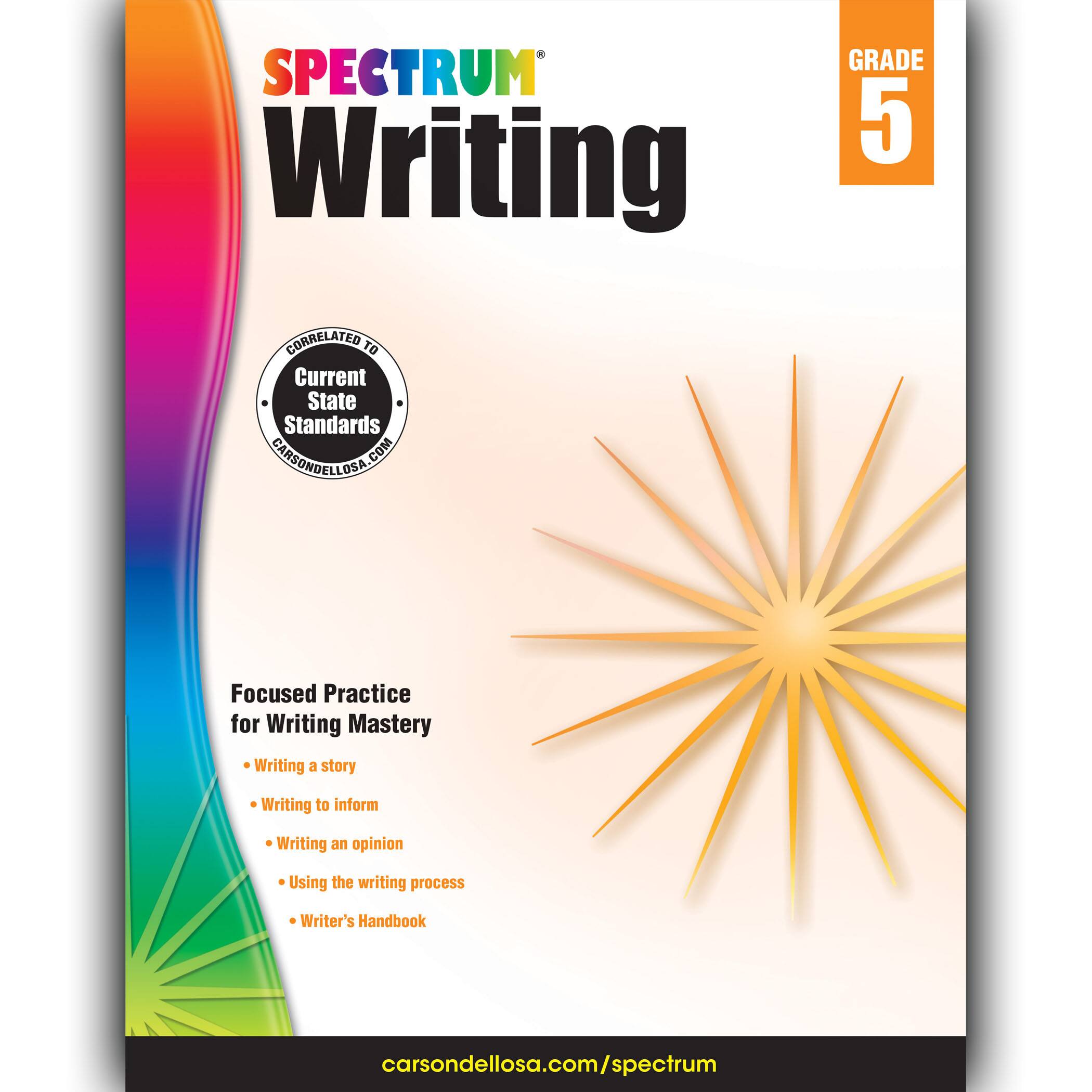 Spectrum&#xAE; Writing Workbook, Grade 5
