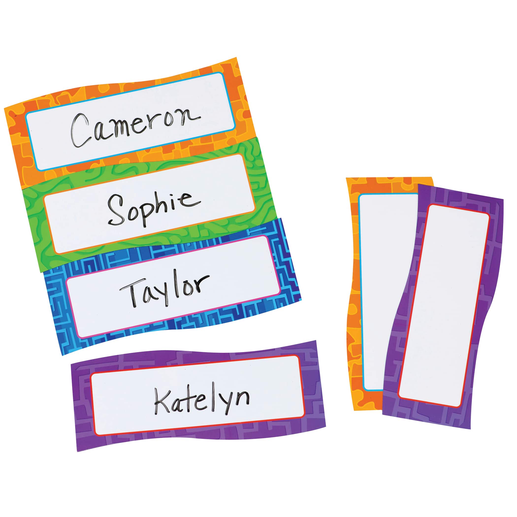 Magnetic Name Plates, 2 Packs of 20