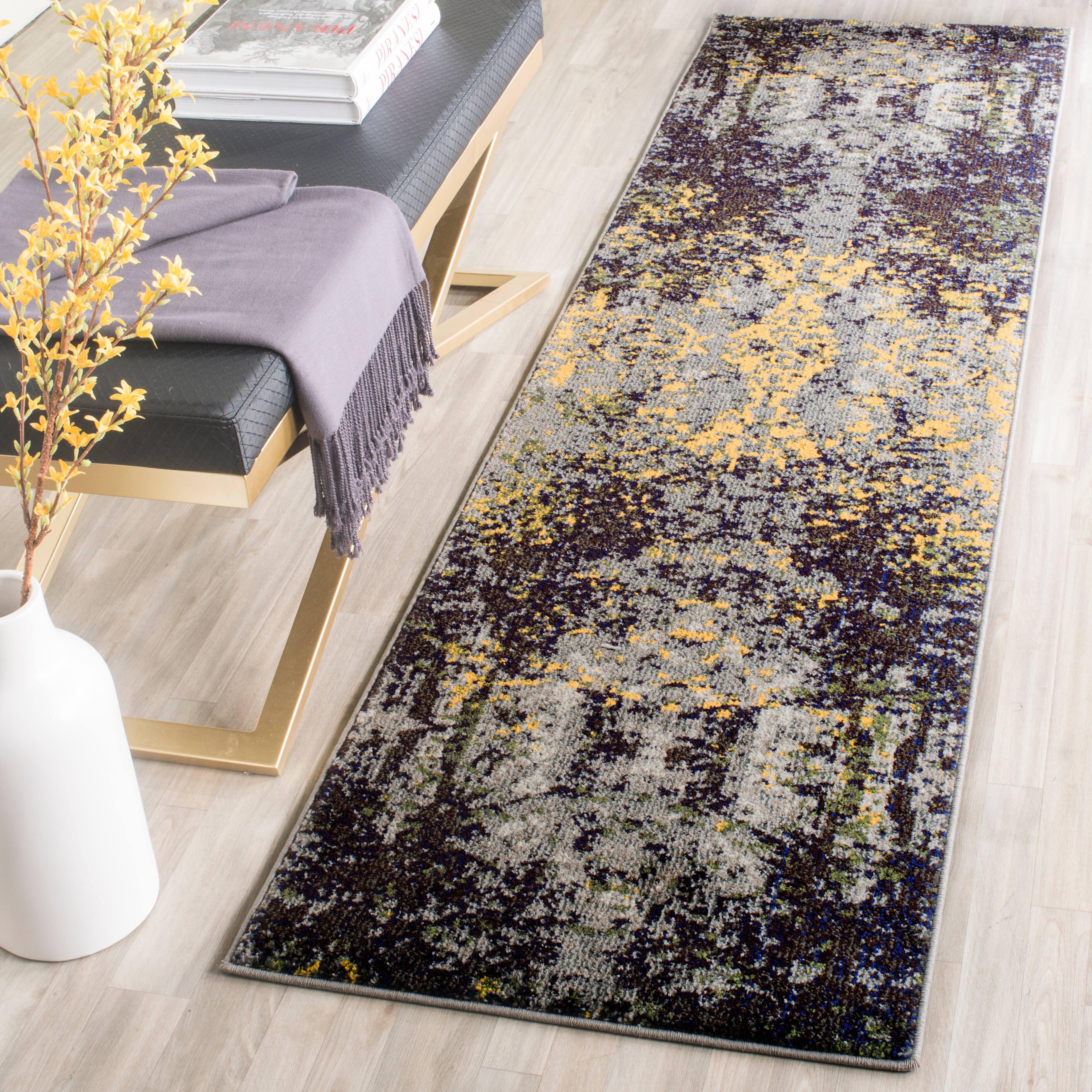 Monaco Boho Reflection 2'-2" X 8' Area Rug
