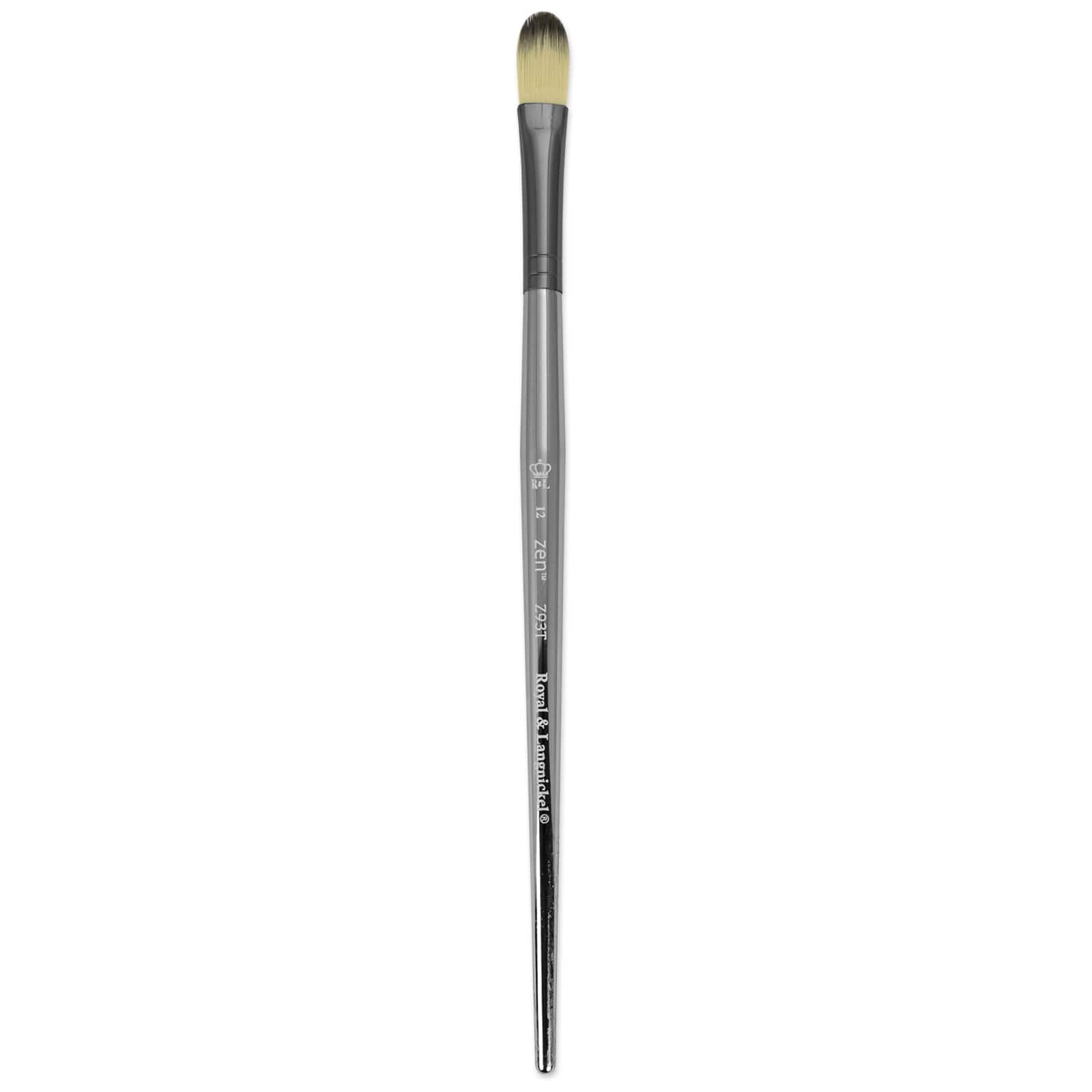 12 Pack: Zen™ Series 93 Short Handle Filbert Brush