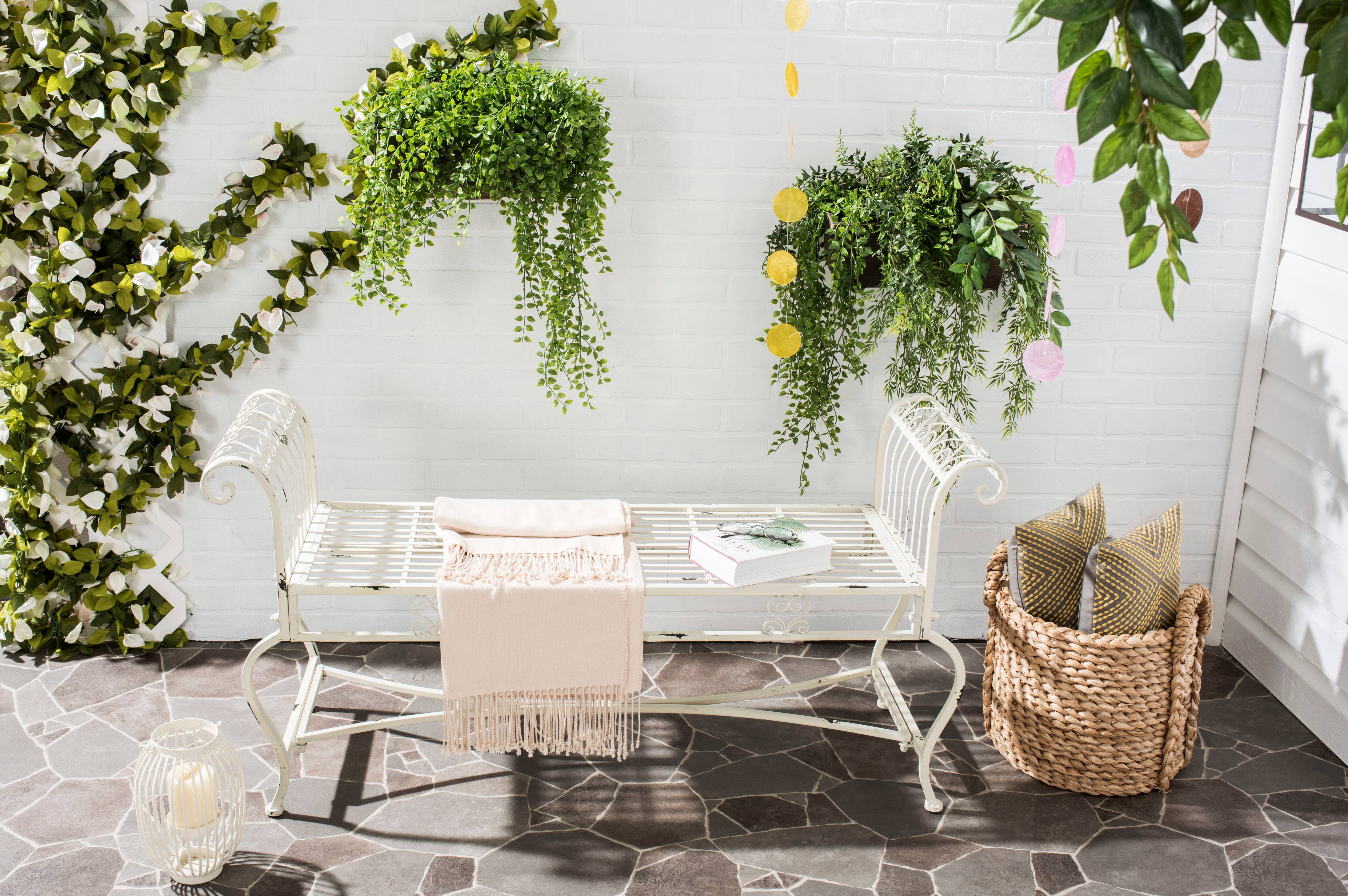 Brielle Bench in White