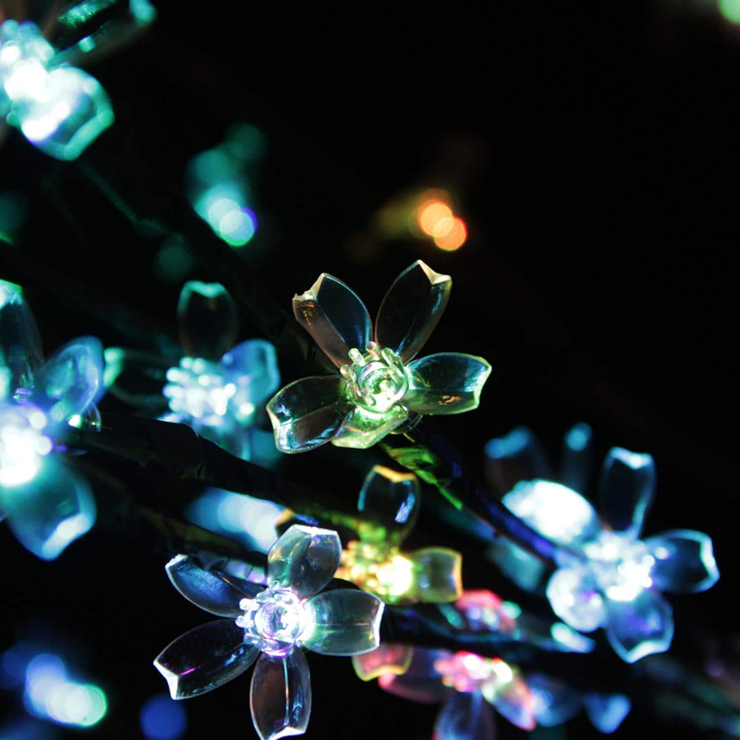 8ft LED Lighted Cherry Blossom Tree With Multicolor Changing Lights