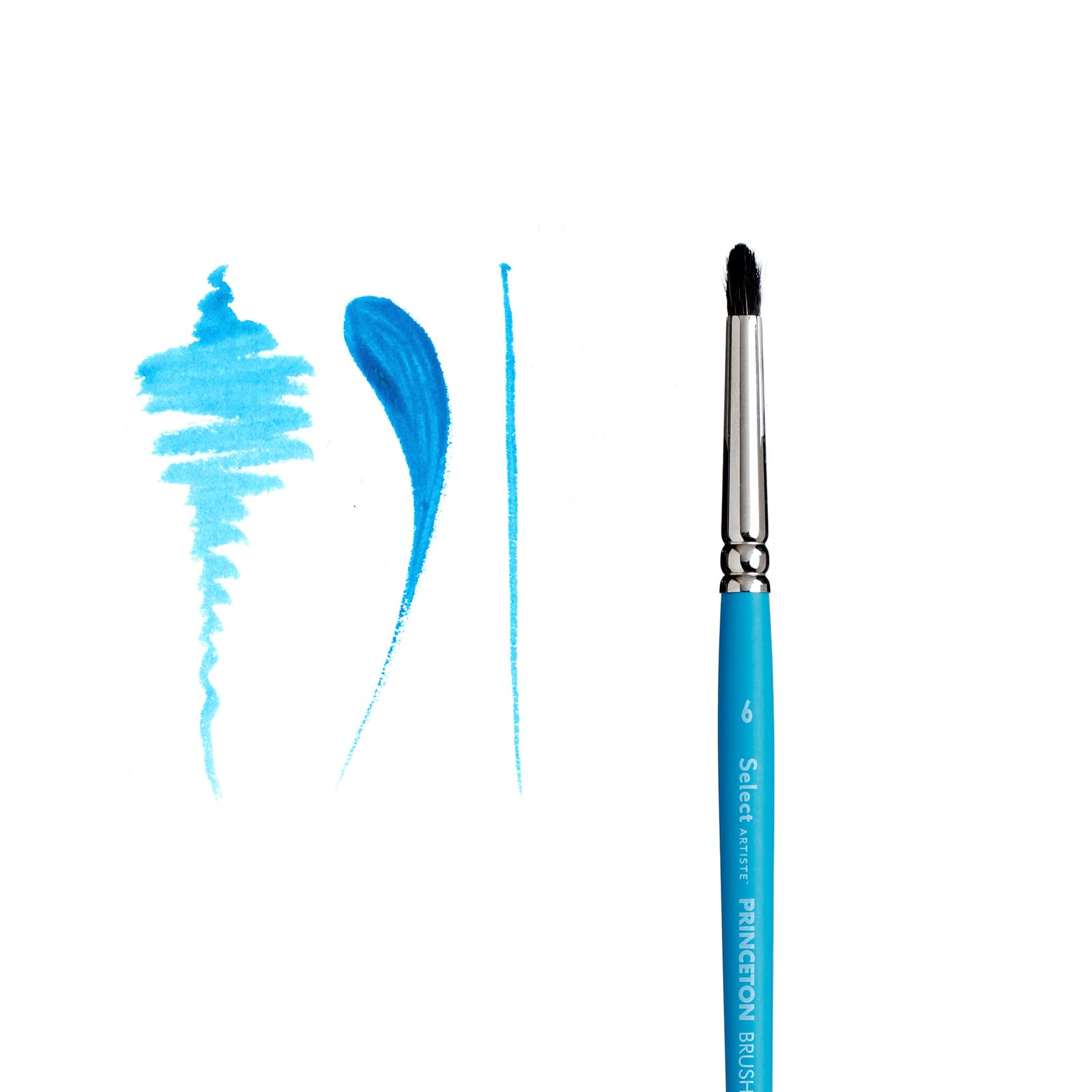 Princeton&#x2122; Select&#x2122; Artiste Series 3750 Short Handle Round Blender Brush