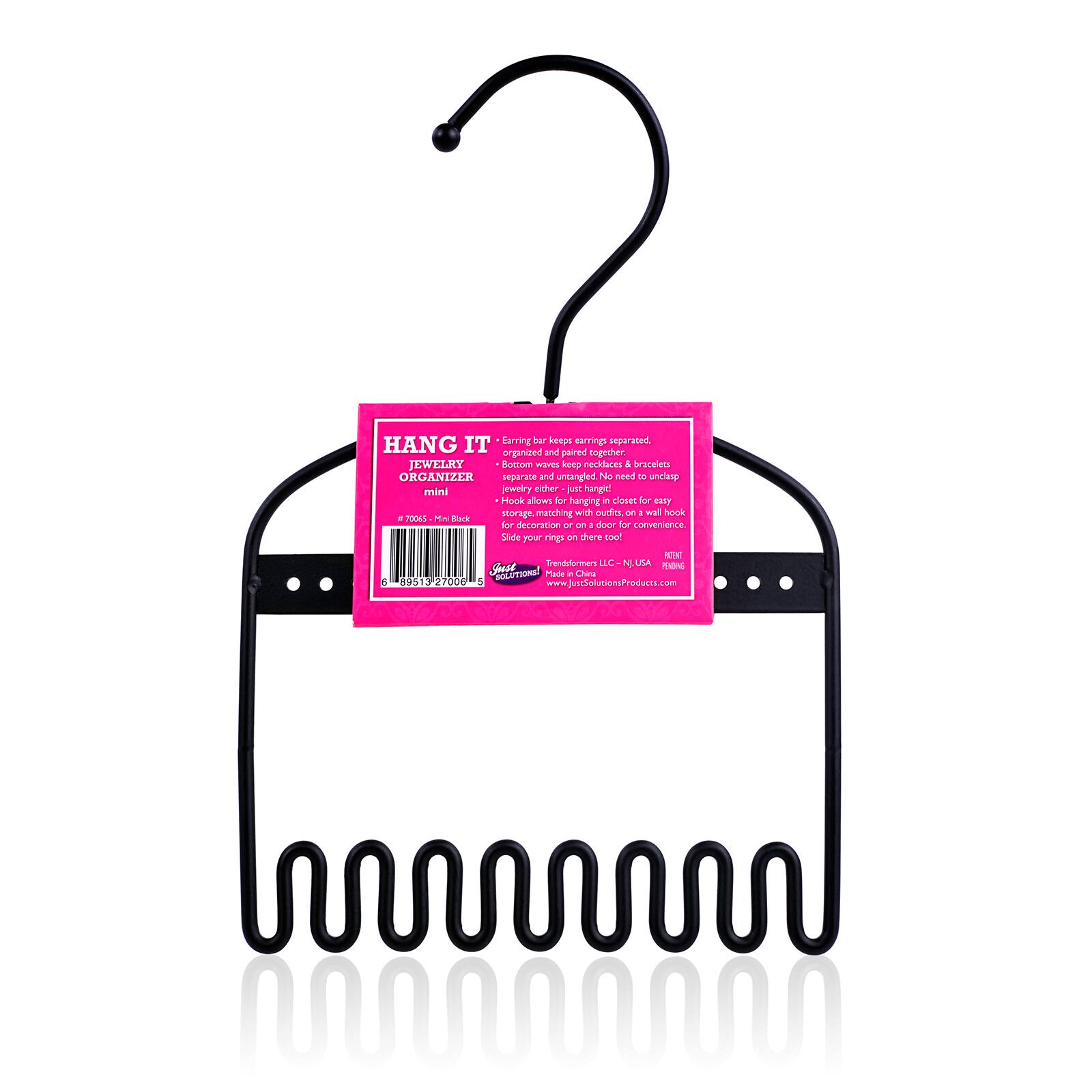 Buy the Trendsformers Jewelry Organizer Hanger, Black at Michaels