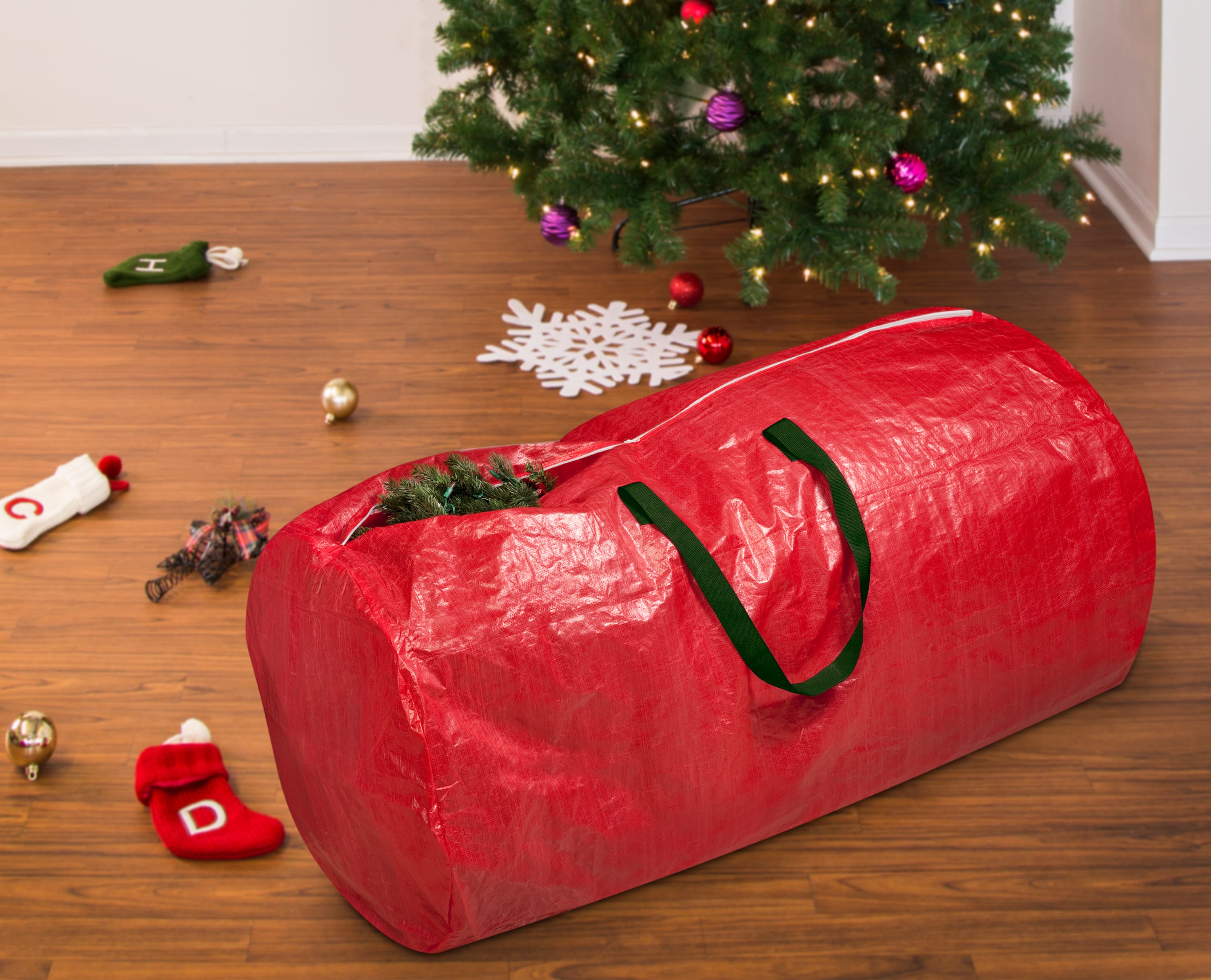 Honey Can Do Red Holiday Tree Storage Bag