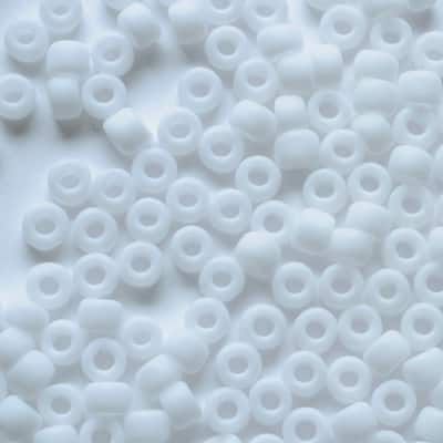 Toho® 6/0 Japanese Glass Seed Beads, Opaque Chalk White image