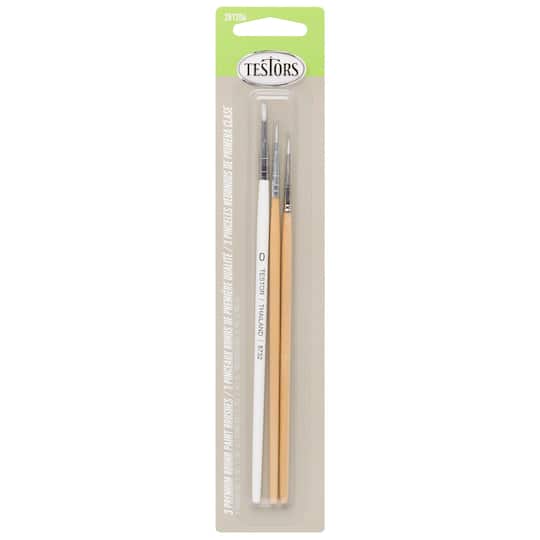 Purchase the Testors® Round 3 Piece Brush Set at Michaels