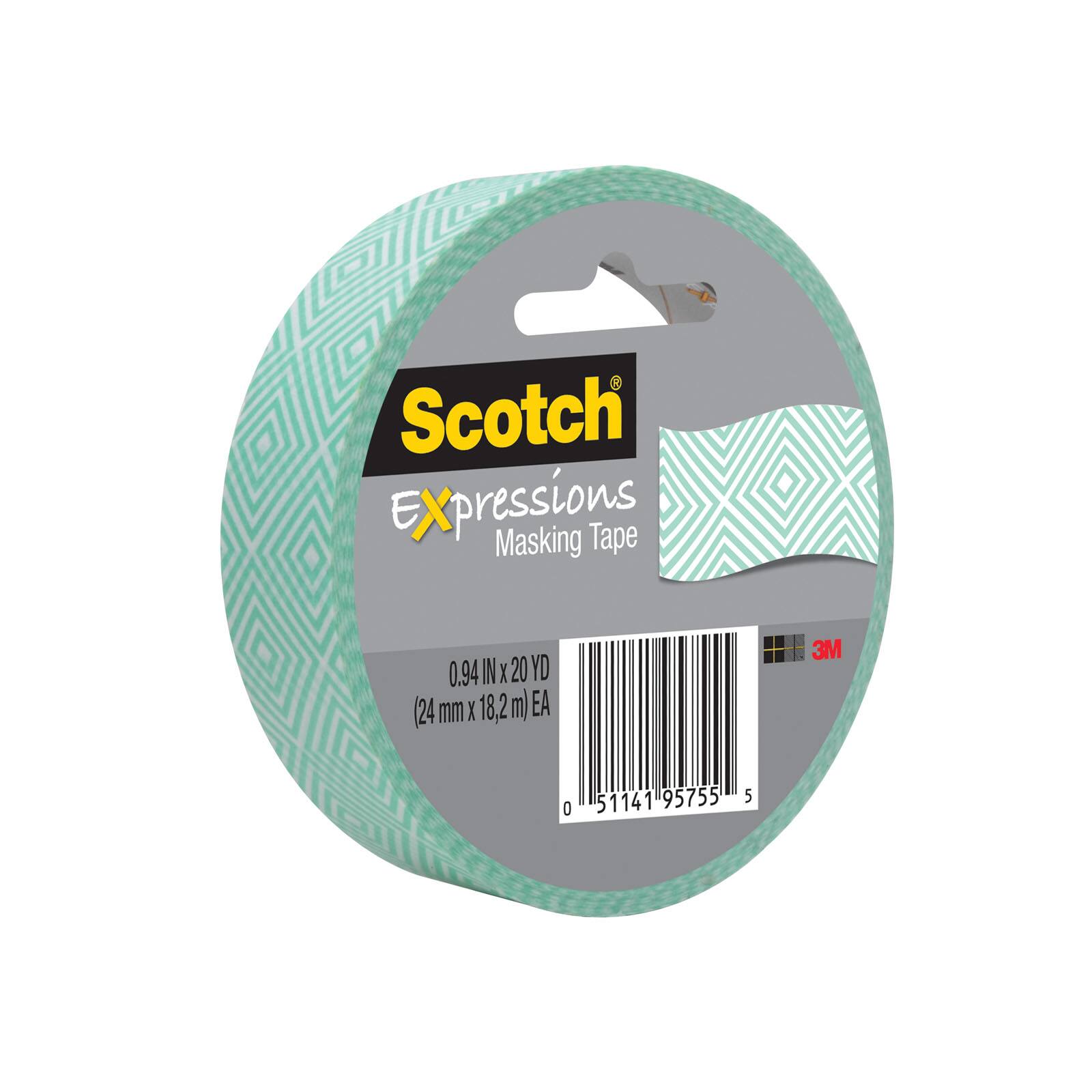 Shop For 3m Scotch Expressions Masking Tape Mint Mosaic At Michaels