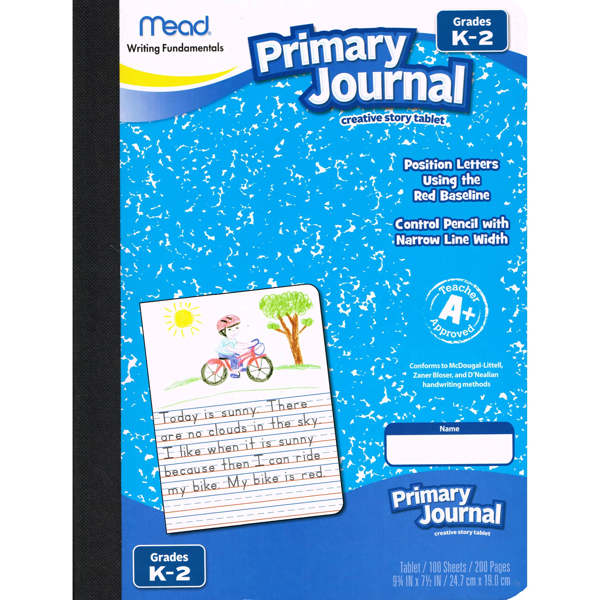 Multi BC-15773 Mead CASE of 6 Primary Journal Creative Story Tablet 09554 Grades K-2 6 Pack