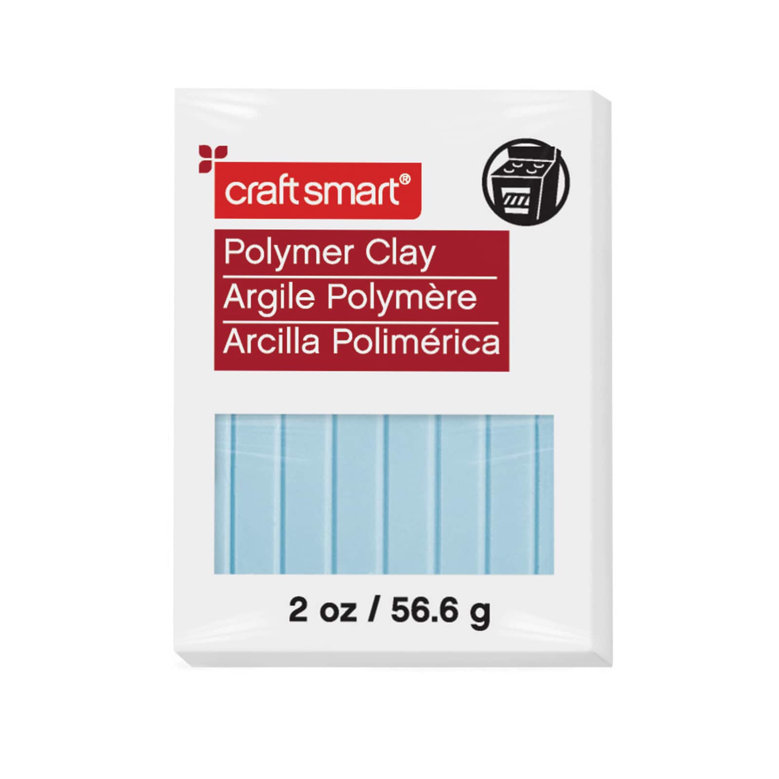 2 oz Polymer Clay by Craft Smart in Baby Blue