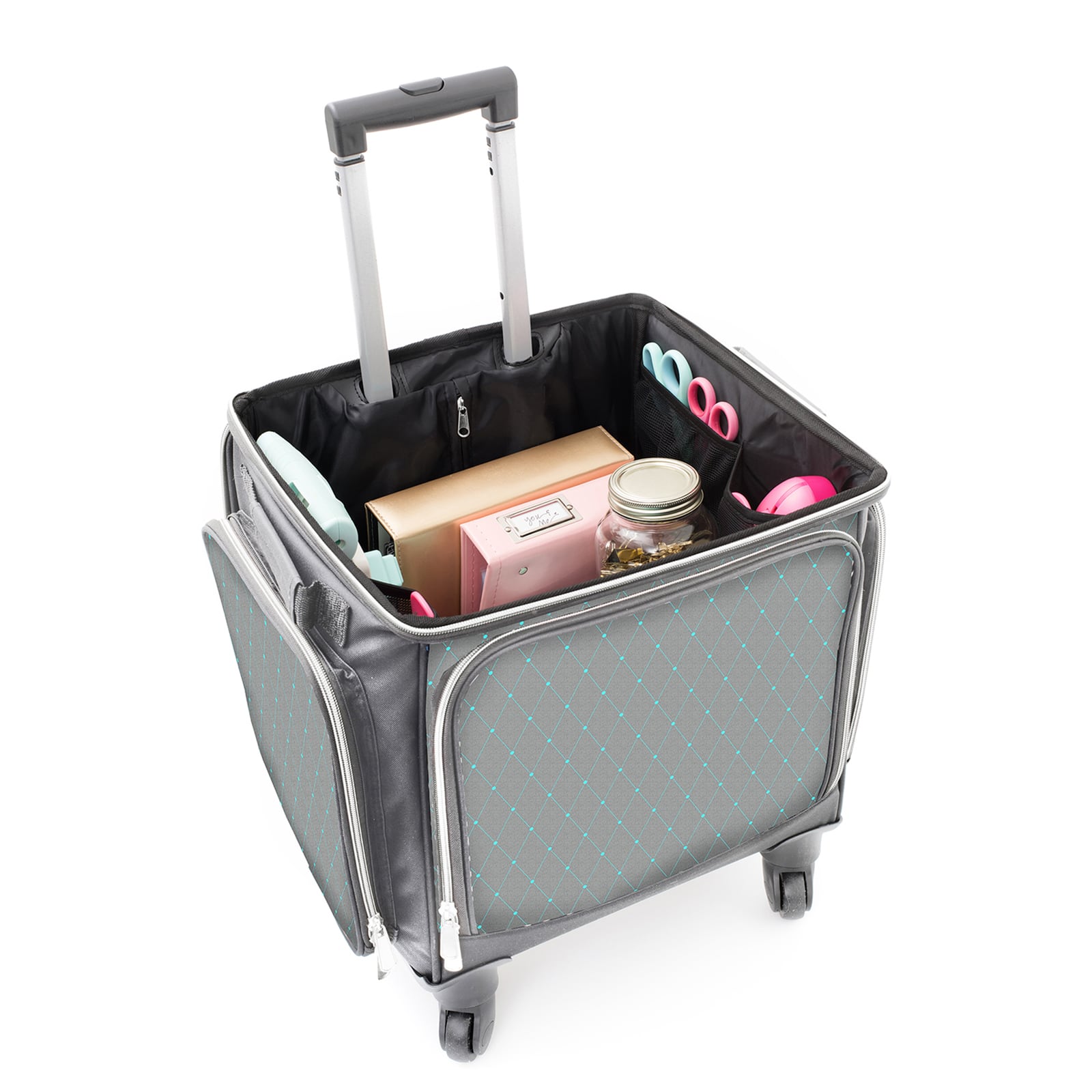 teacher suitcase on wheels