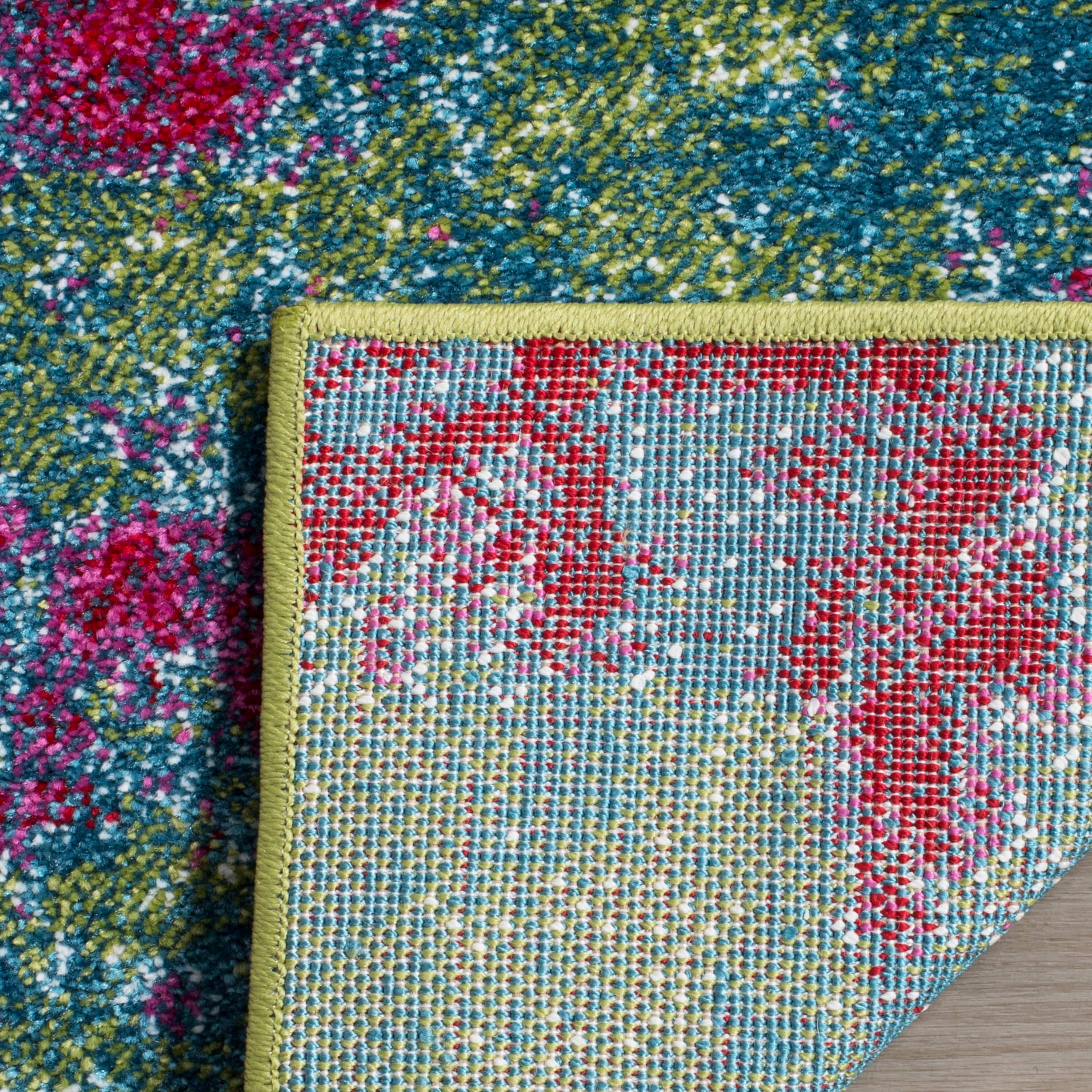 Water Color Modern Splash 2&#x27;-2&#x22; X 4&#x27; Area Rug
