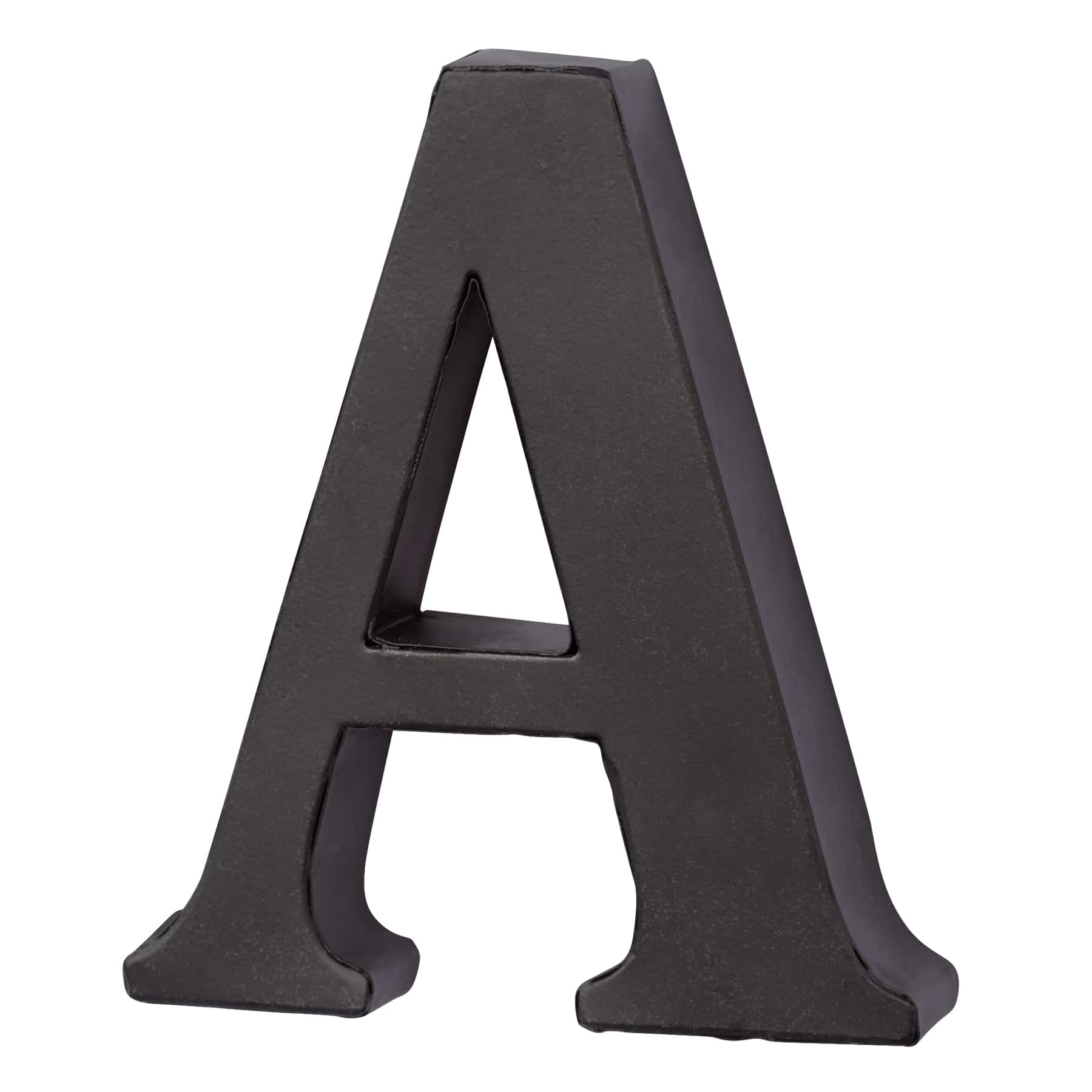 Make Market™ Black Metal Letter, 6.75