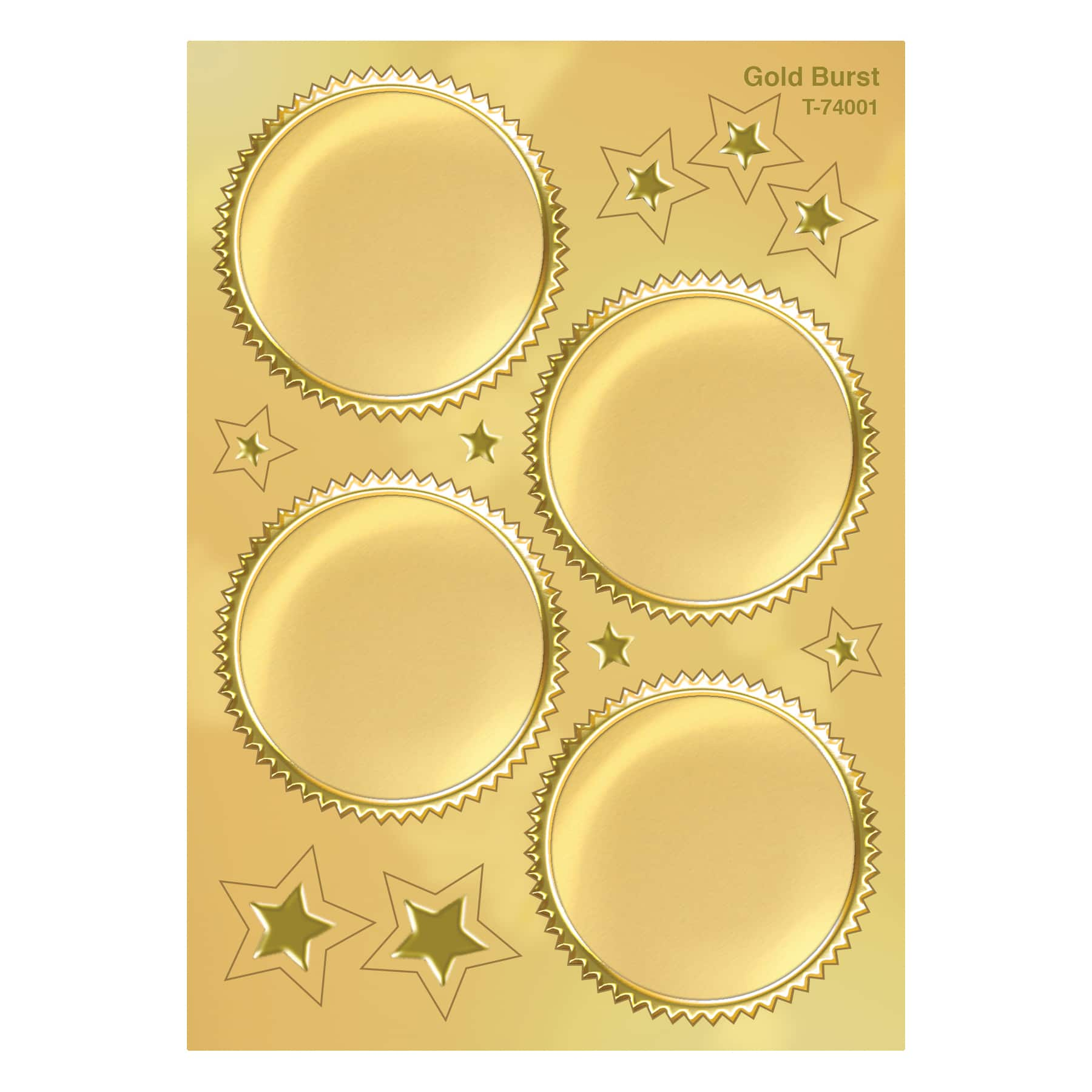 Trend Enterprises Gold Burst Award Seals Stickers, 6 Packs | Michaels