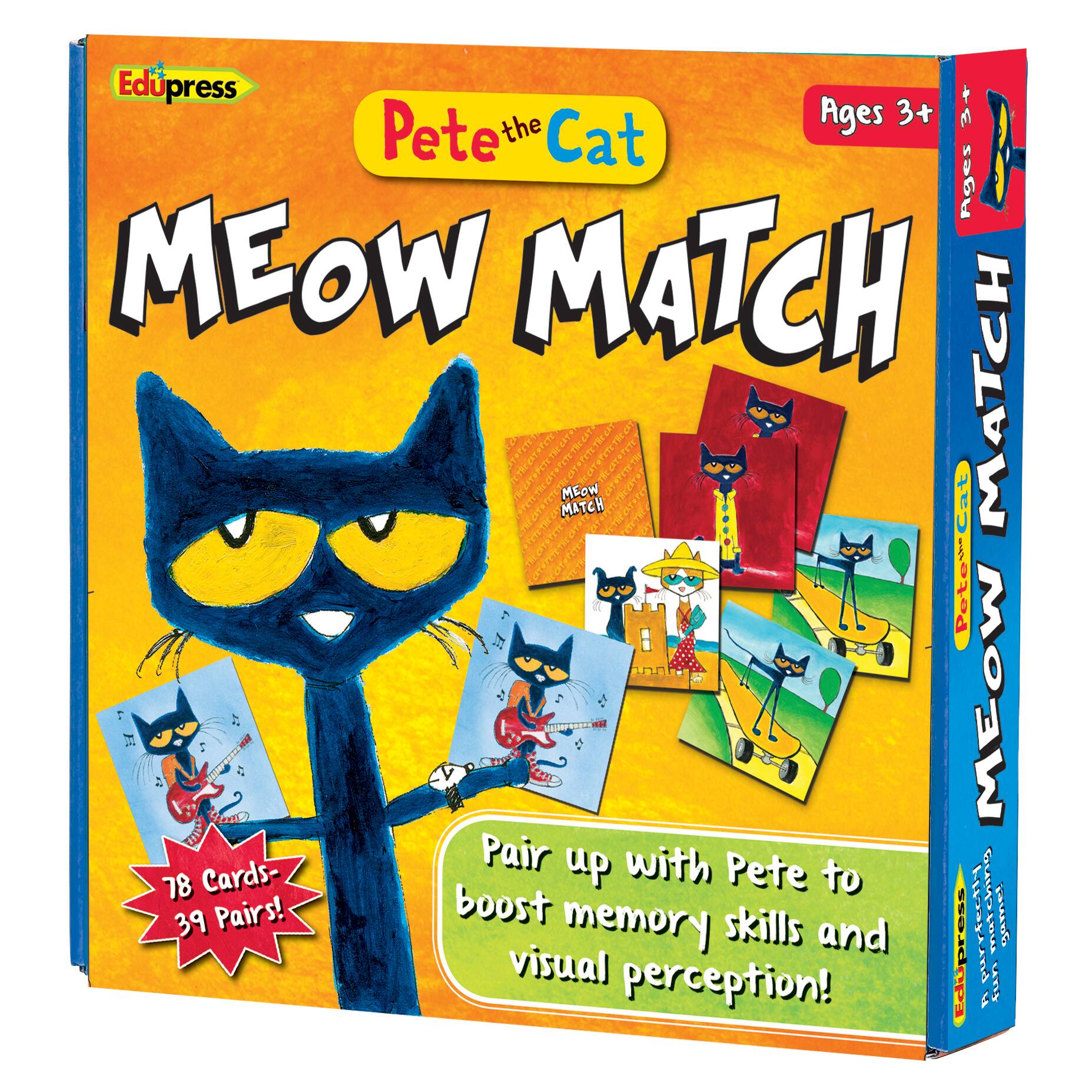 Pete the Cat, Meow Match Game By Teacher Created Resources | Michaels®