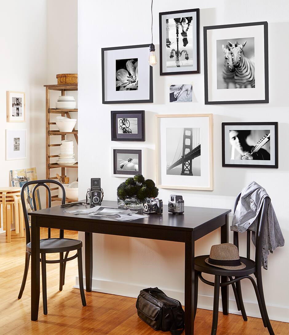 Black Square Signature Frame With Mat by Aaron Brothers