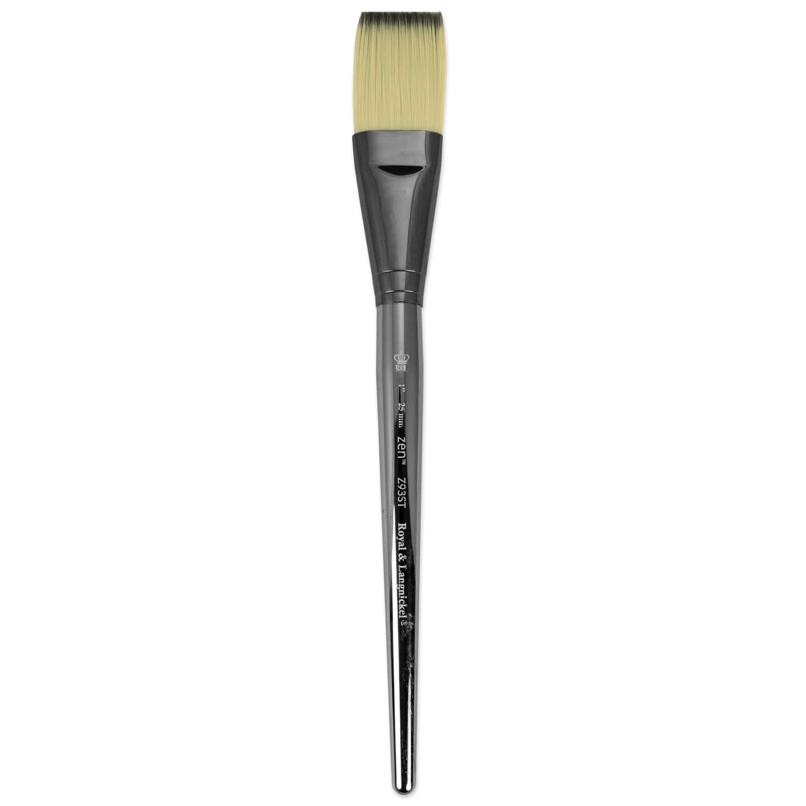 12 Pack: Zen™ Series 93 Short Handle One Stroke Brush