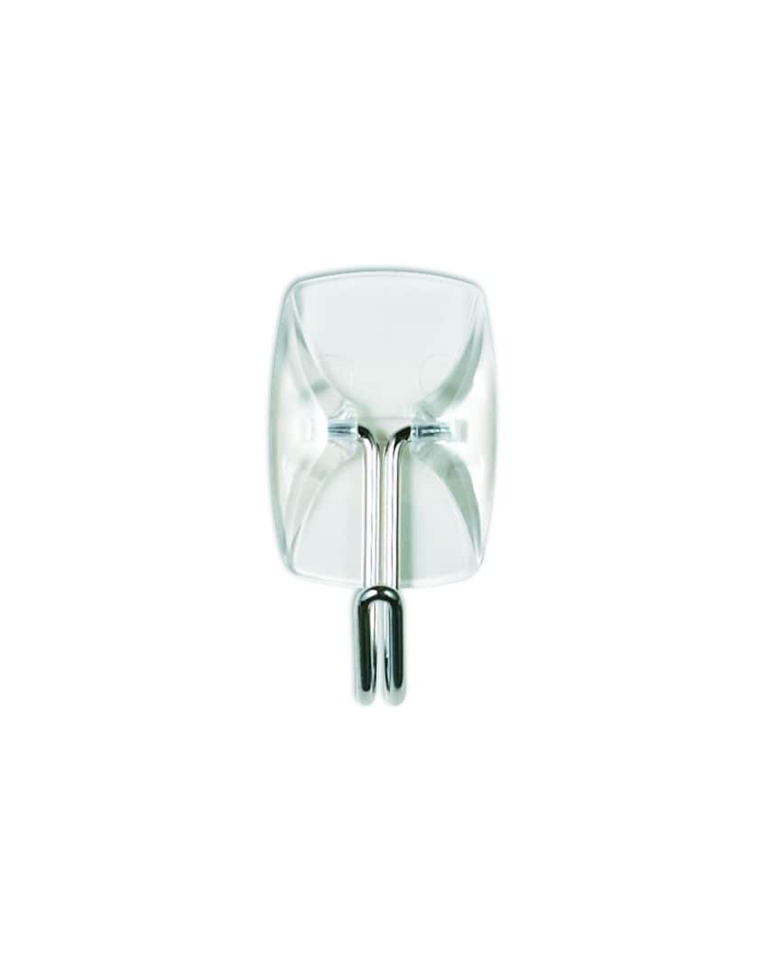 Command™ Small Wire Hooks, Small, Plastic/Metal, Clear, 0.5 lb