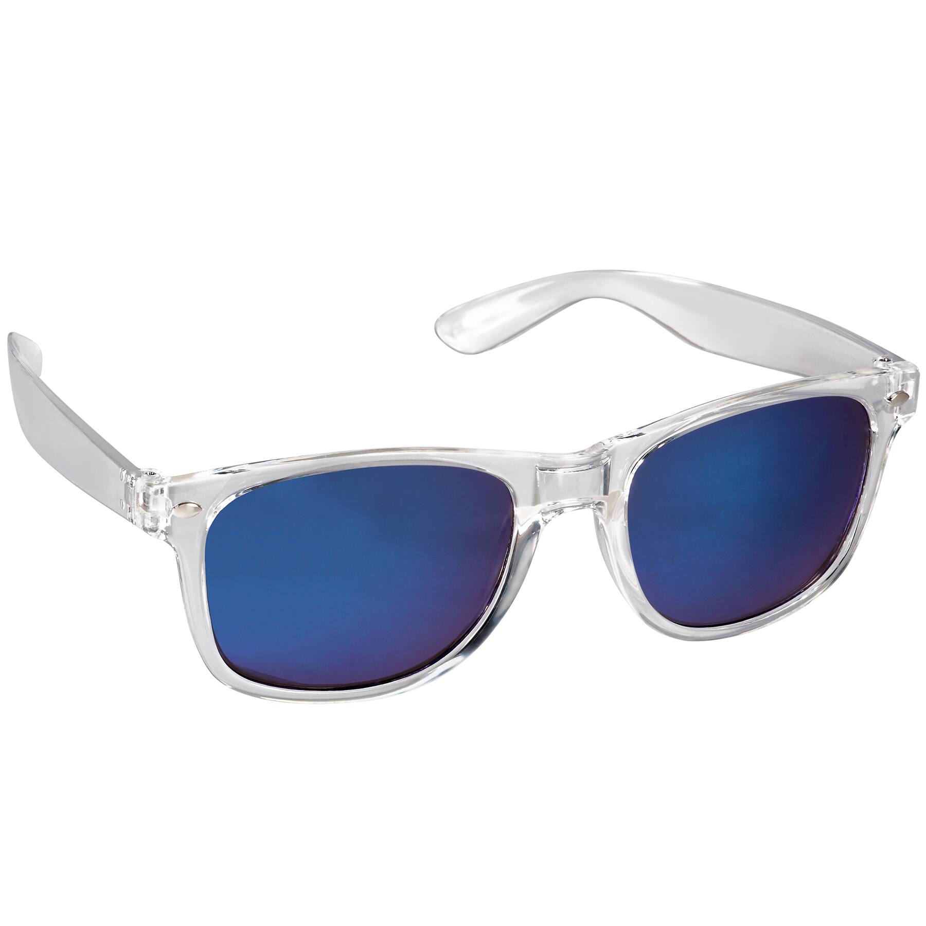 clear iridescent sunglasses