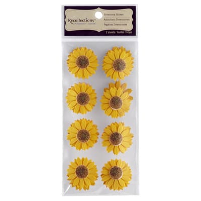 Recollections™ Signature Sunflower Stickers image