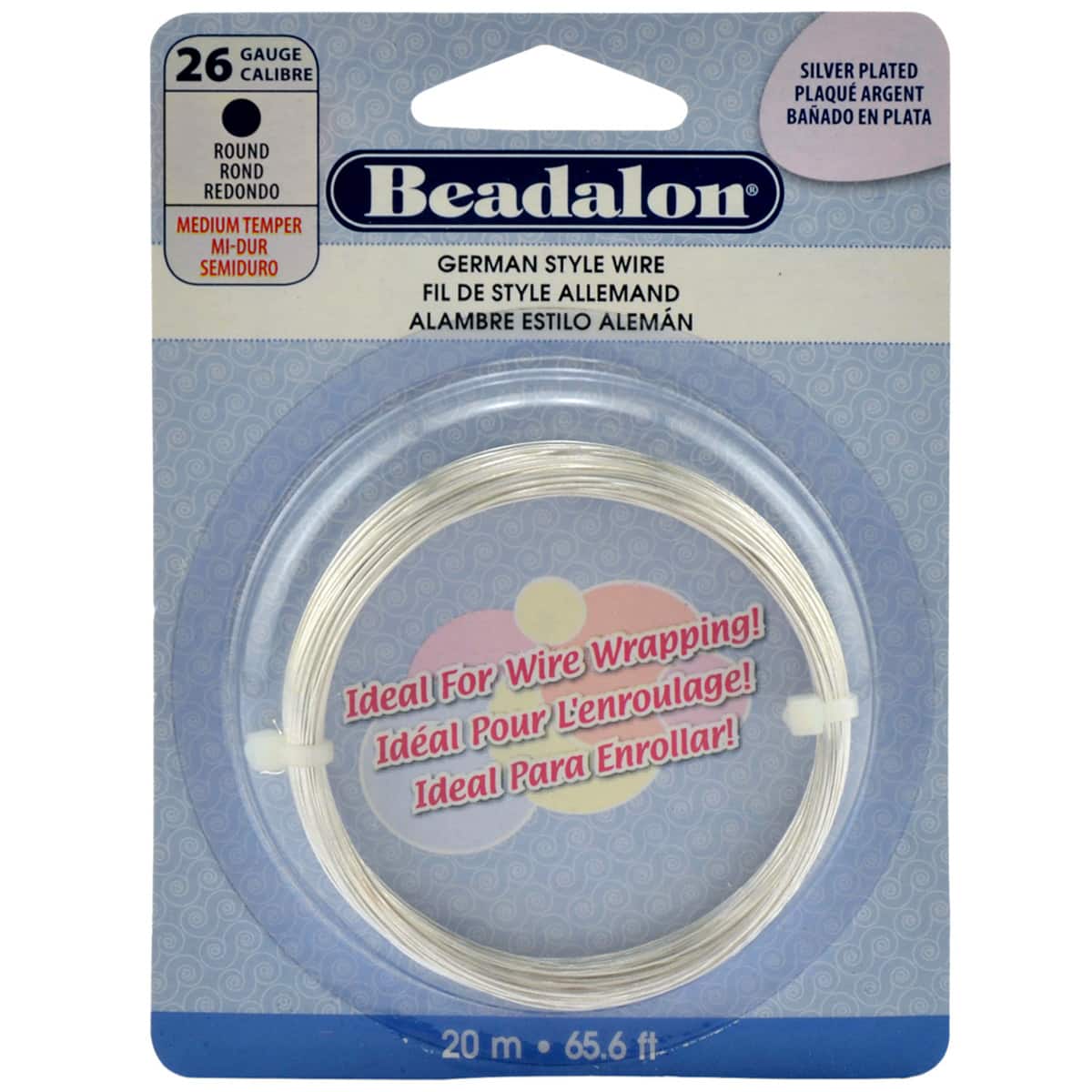 9 Pack: Beadalon® 26 Gauge Round German Style Wire